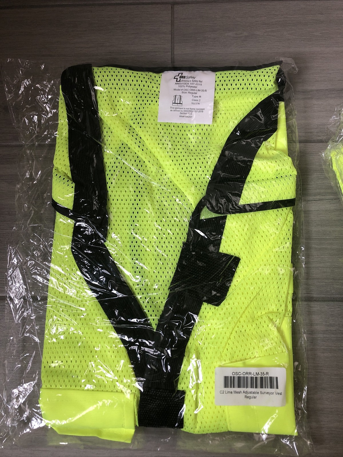 ORR Safety Lime Mesh Adjustable