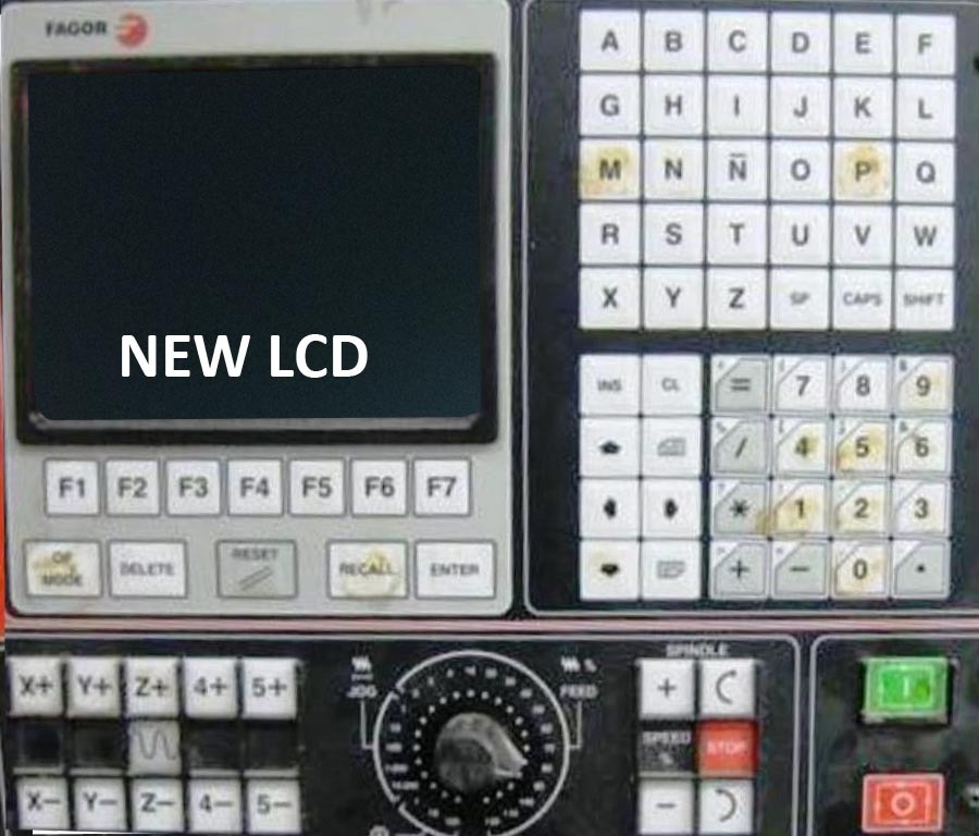LCD upgrade for 14-inch Fagor 8030 with Cable Kit