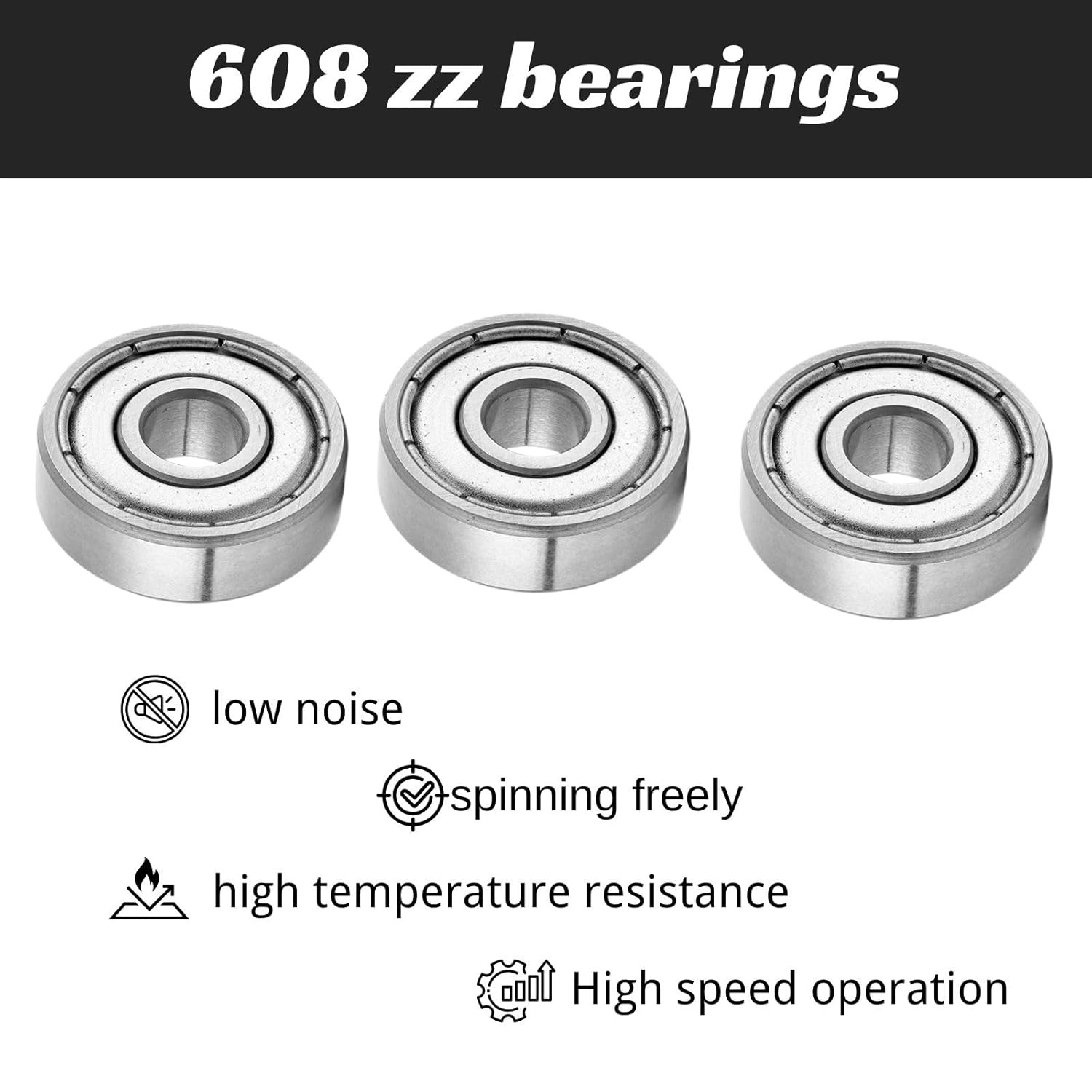 Miniature Ball Bearings Small Seal Micro Mini 1/2/3/4/5/6/7/8/9~25mm Inner Dia
