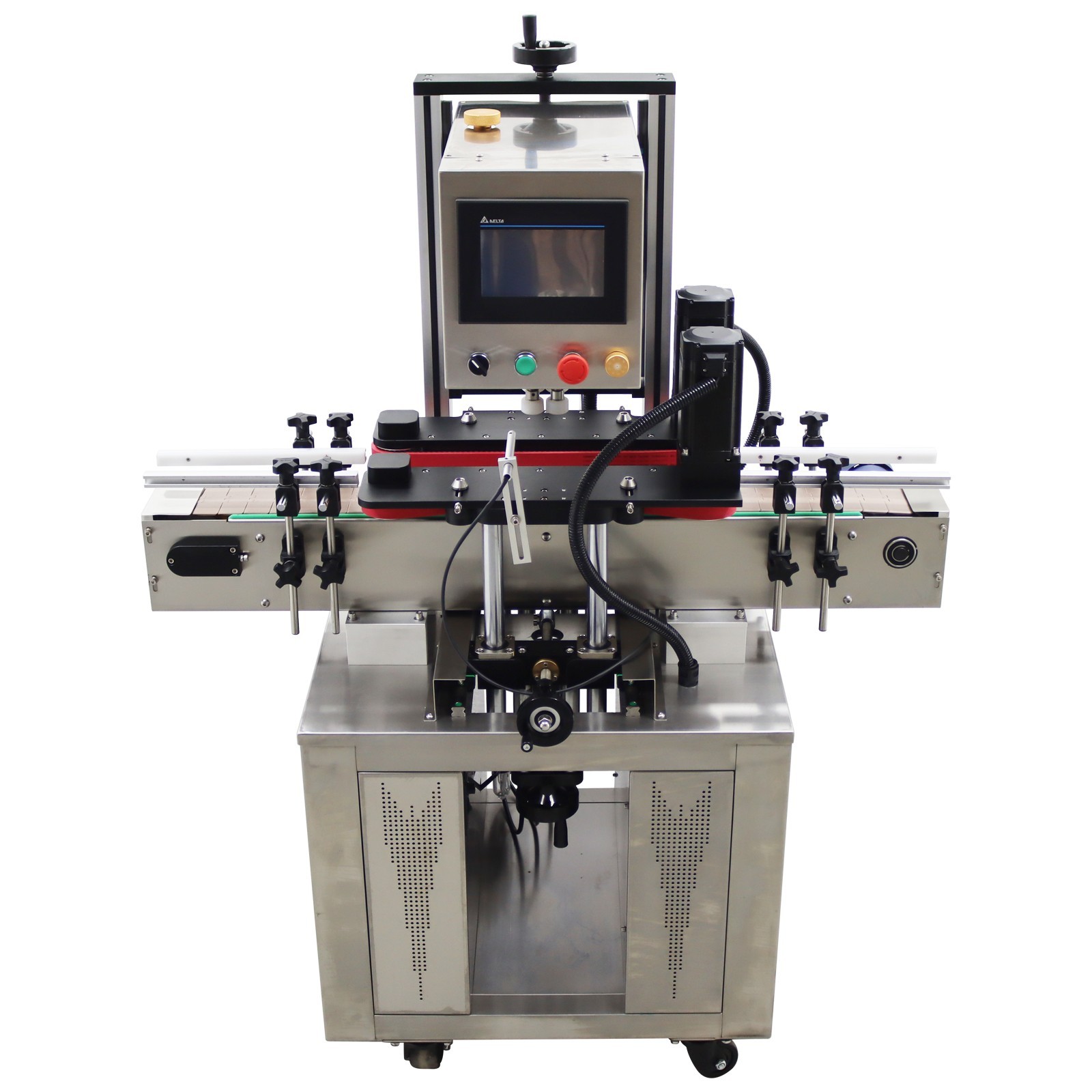 Automatic Conveyor Capping Machine for Assembly Line 0.78-4.72in Bottle Dia.