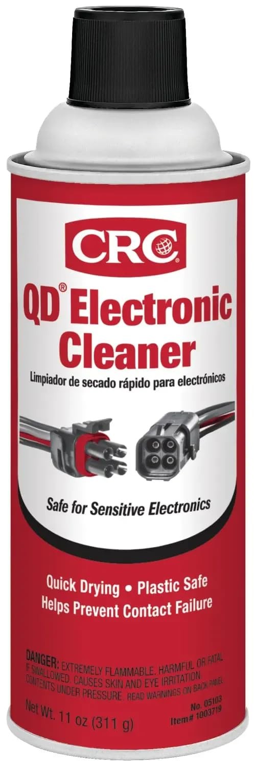 CRC 05103 QD Electronic Cleaner -11 Wt Oz 11 Ounce (Pack of 1), Red