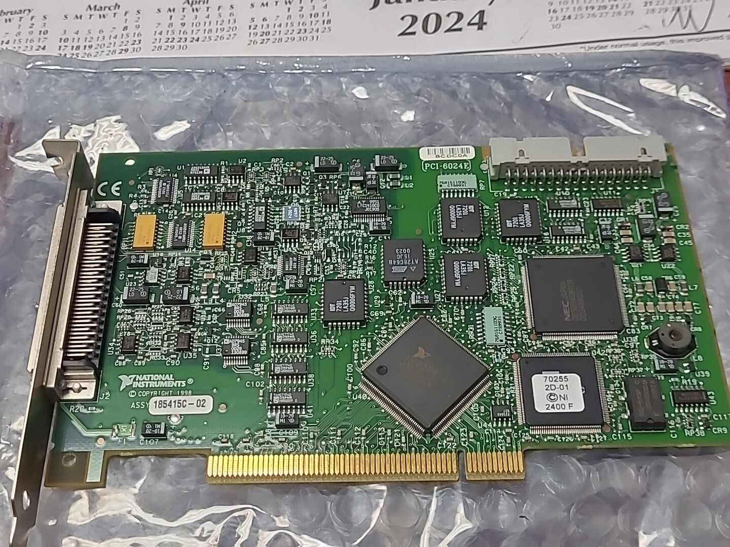 National Instruments PCI-6024E Multifunction I/O Device Analog And Digital Card