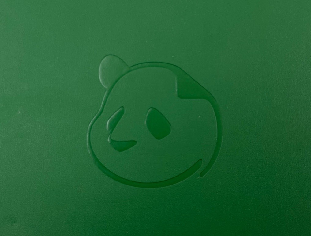 Panda Planner Soft PU Faux Leather Cover 6 Month Non-Dated Daily Planner/Green