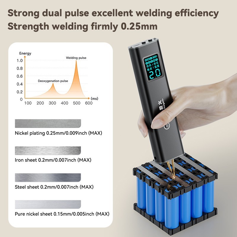 Spot Welder 90 Gears Portable 18650 Battery DIY Welding Machine for Battery Pack