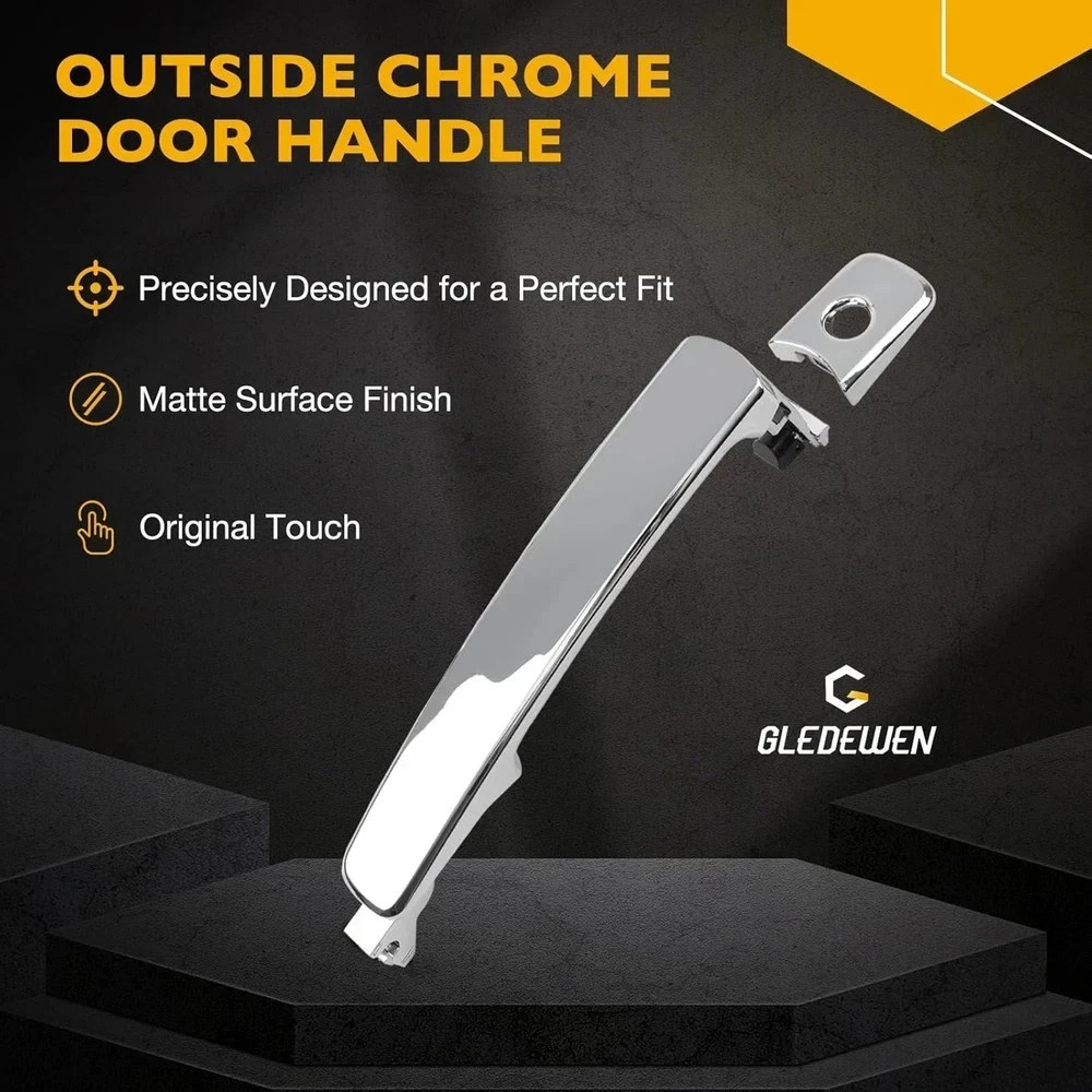 Front Rear Exterior Door Handle Set Nissan Murano 2003–2008 Rogue 2010–2015 FX