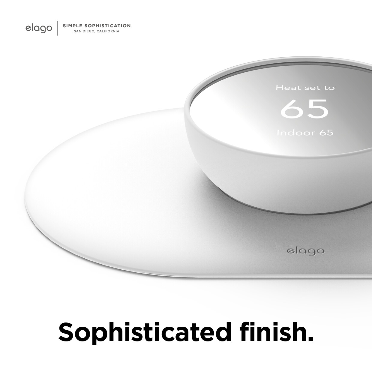 Google Nest Wall Plate Cover for Google Nest Thermostat 2020 – elago® [White]