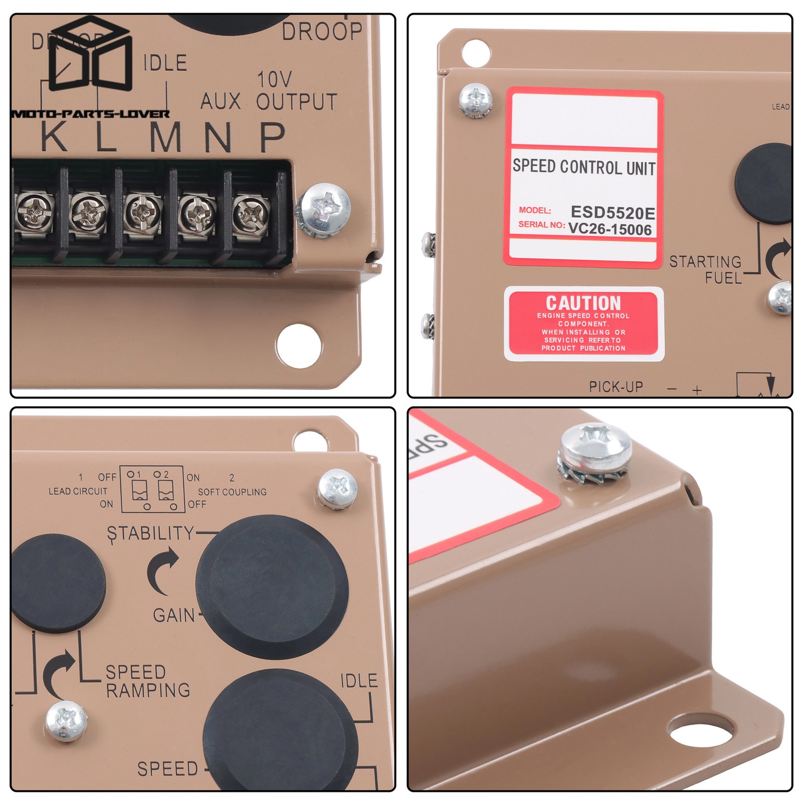 ESD5520E Engine Speed Control Module Generator Governor Controller