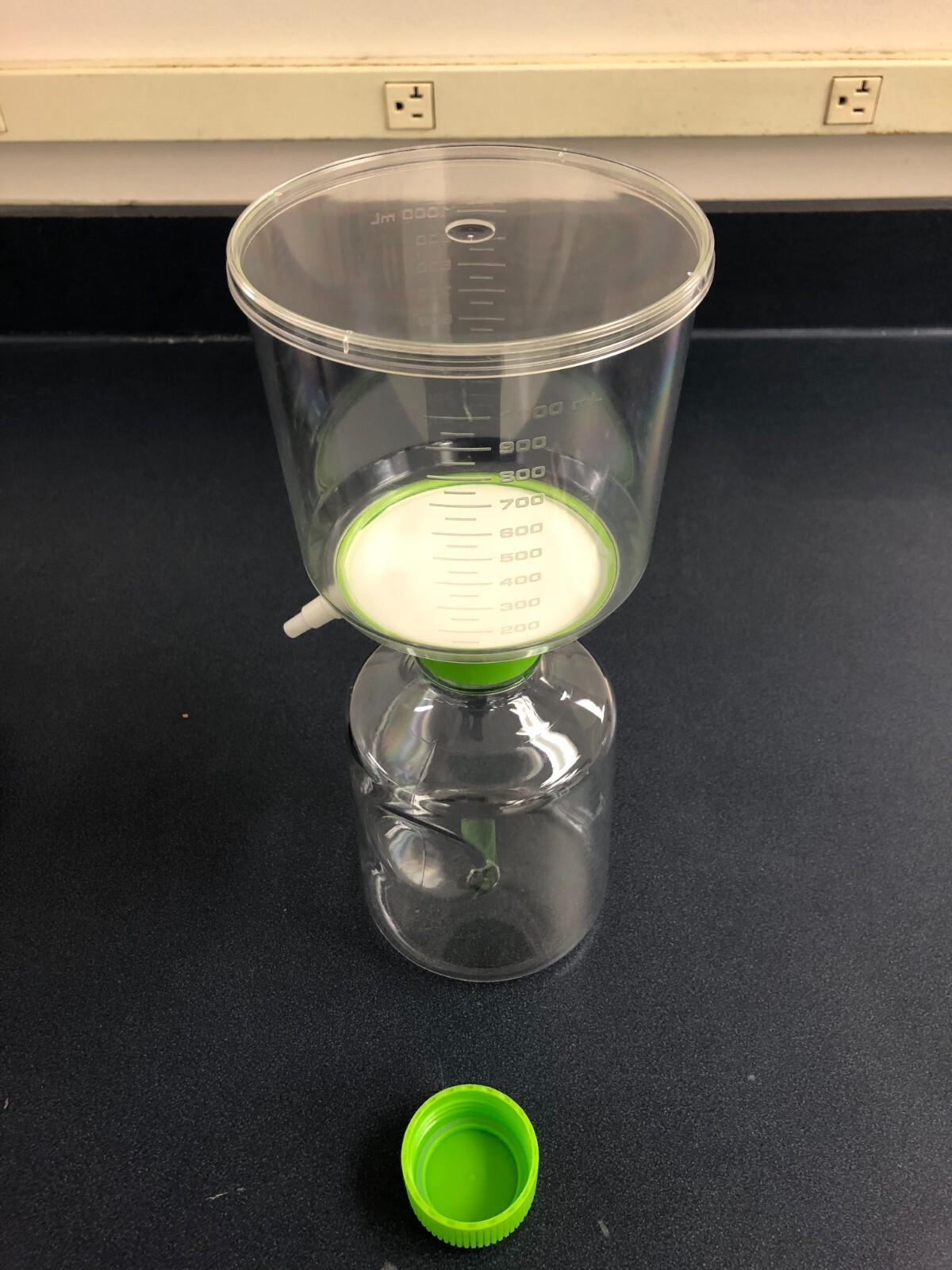 VWR 0.45 Micron Filtration Unit with 1000 ml Collection Bottle & Cap (QTY 1)