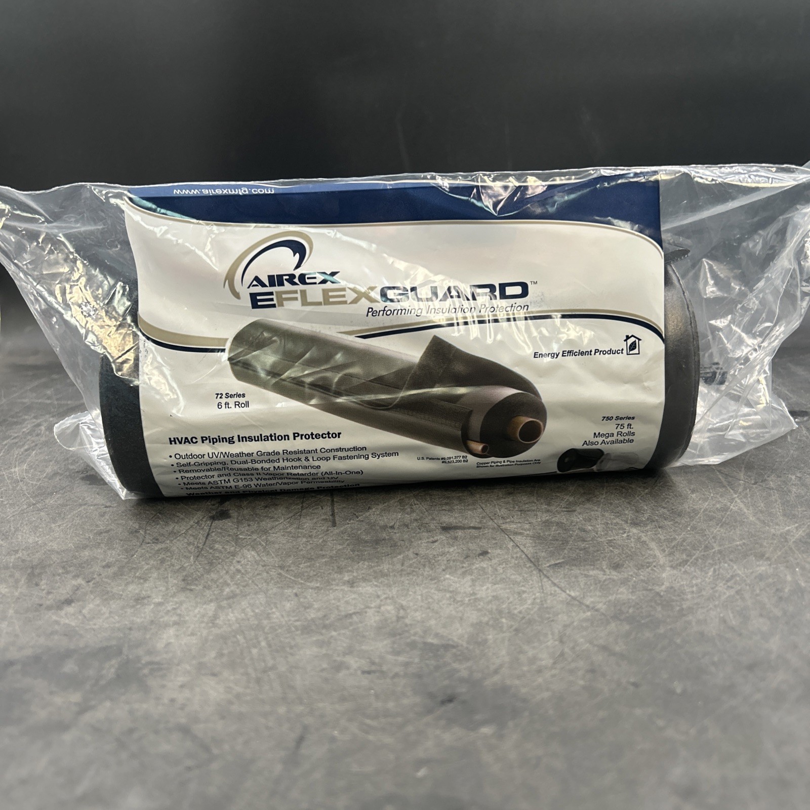 AIRREX 72C-B E-FLEX GUARD AC Lineset Insulation Protectors 6ft Length 72”