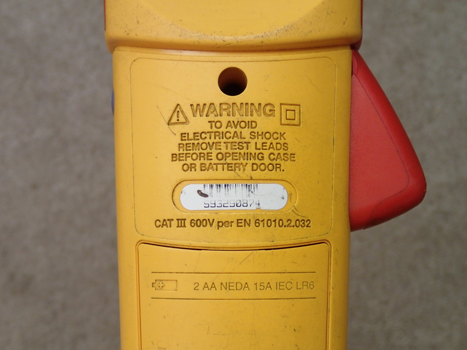 Fluke 337 True RMS Digital Clamp Meter Works but Hertz Out User Item