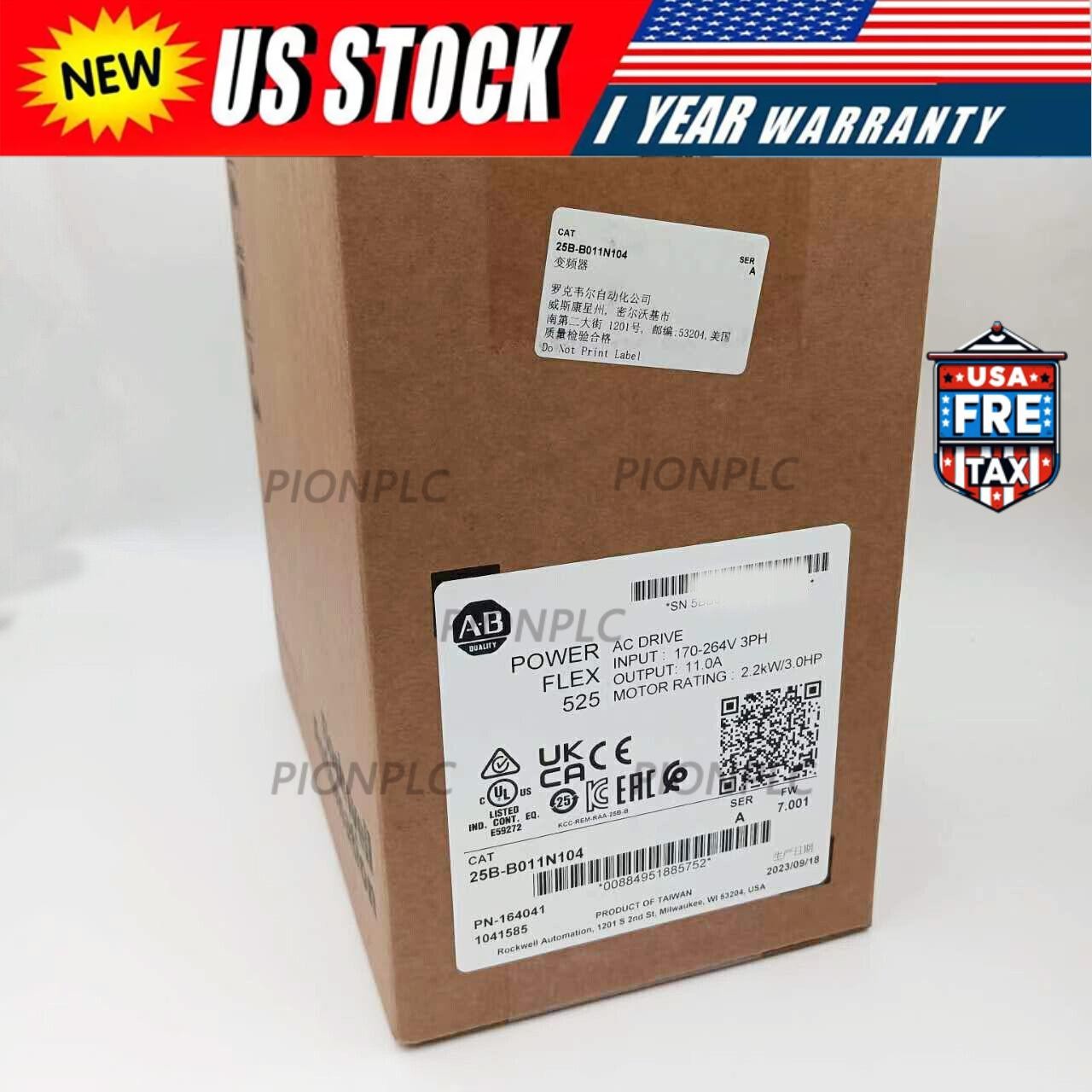 New Allen-Bradley 25B-B011N104 PowerFlex 525 2.2kW (3Hp) AC Drive