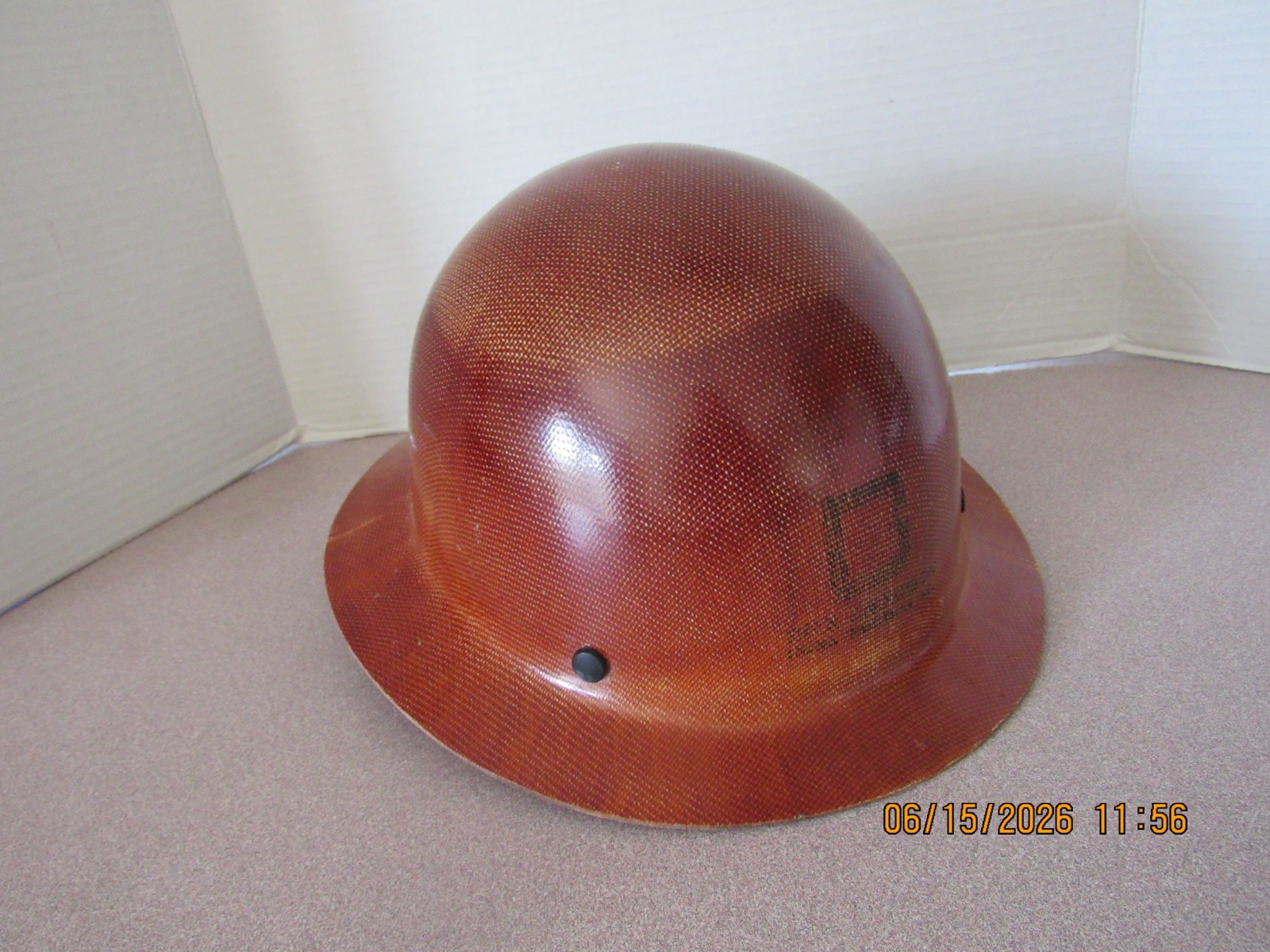Vintage MSA Fiberglass Skullgard Hard Hat
