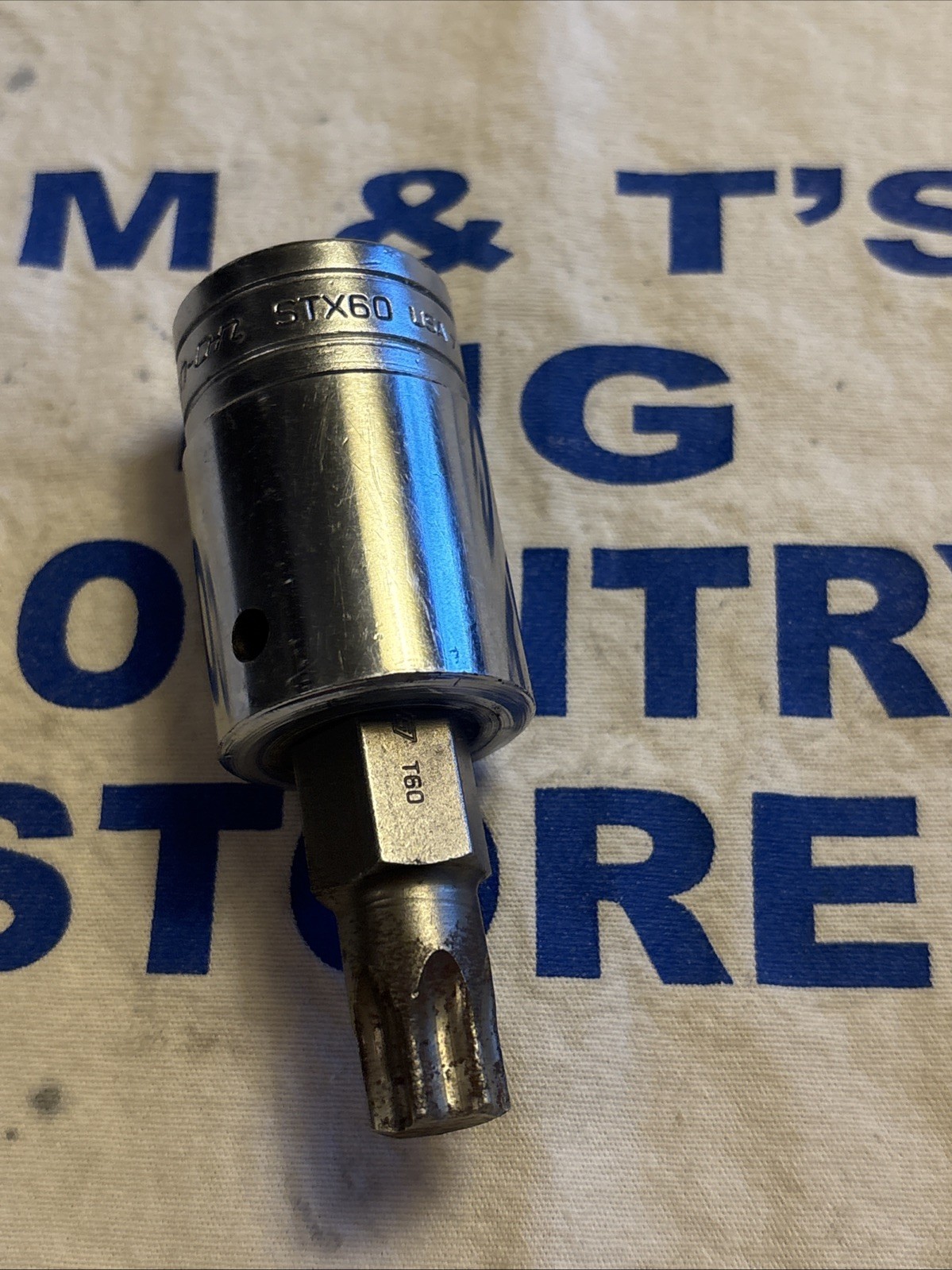 1987 Snap-on Tools USA 1/2″ Drive T60 Standard Bit Socket Driver STX60