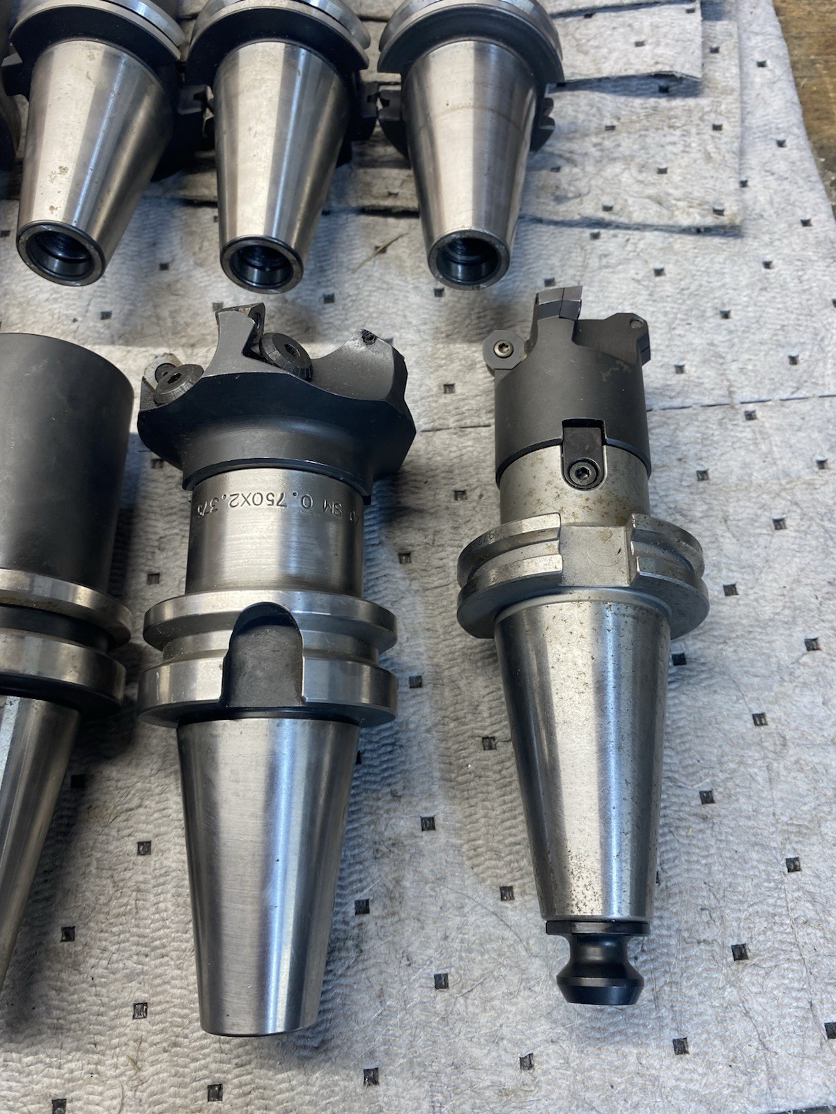 BT 40 Face Mill Holders Lot Of 10