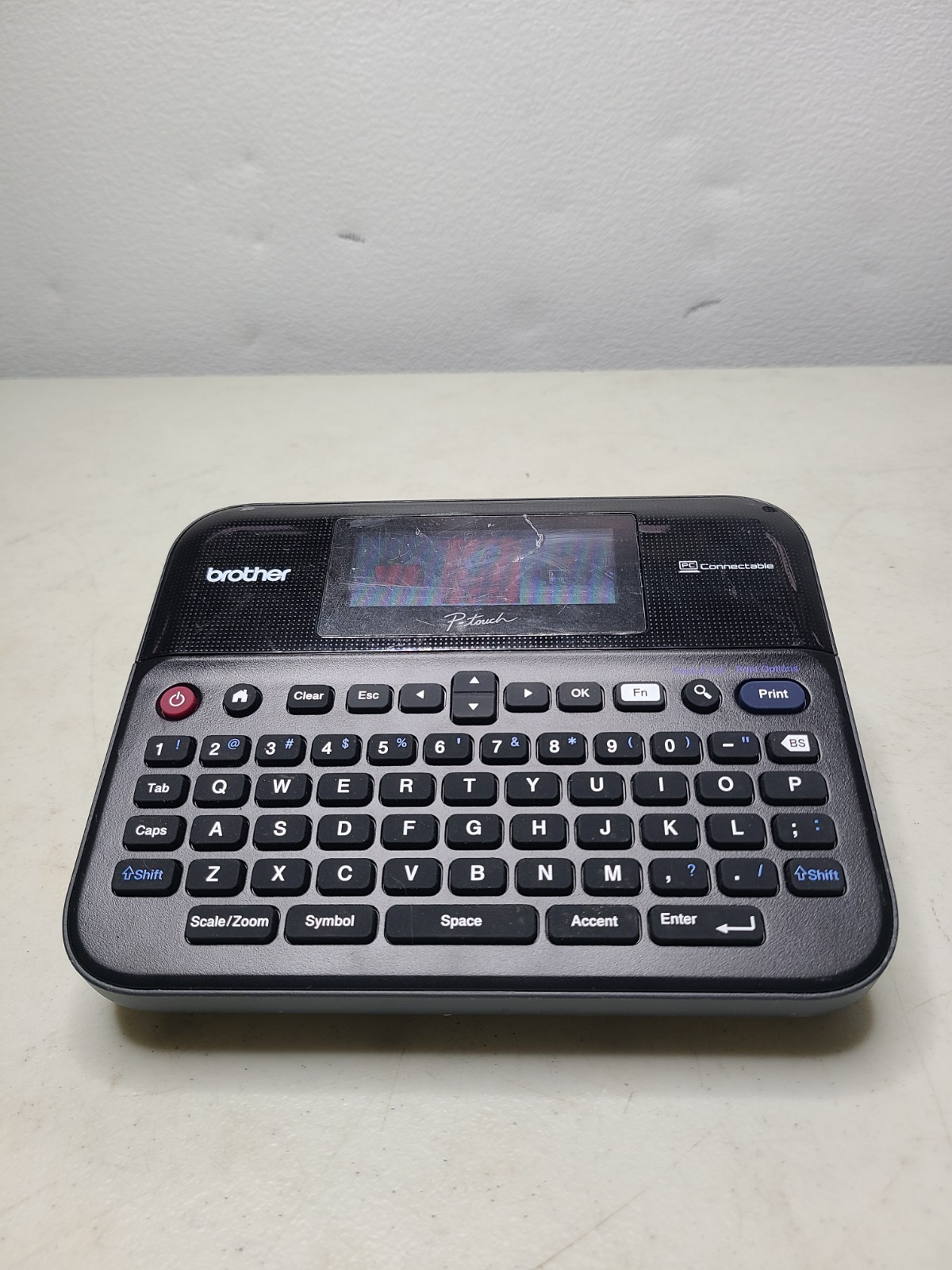 Brother P-Touch PT-D600 PC Connectable Label Maker Color Display No Cord