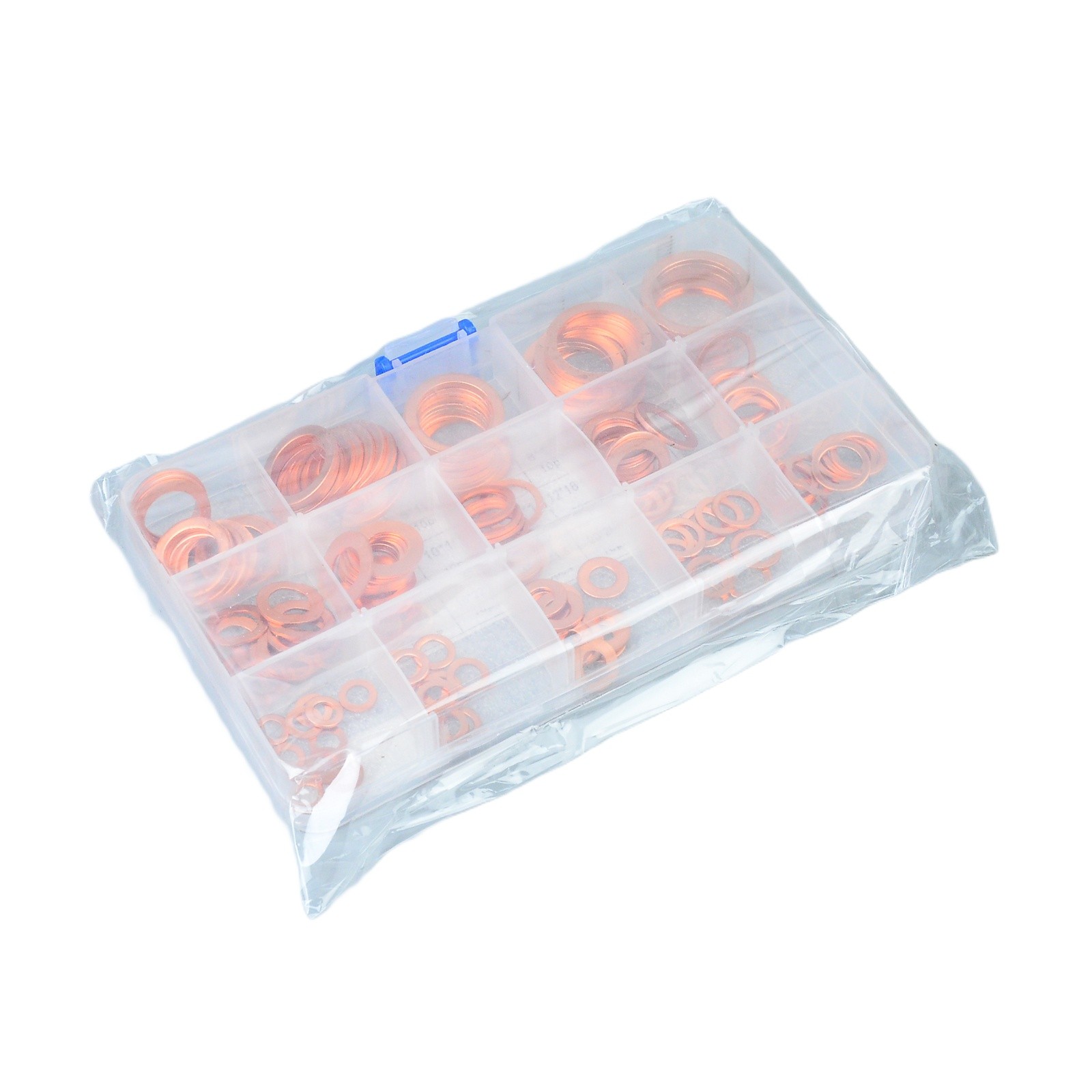 150Pcs Copper Crush Washer Gasket Set Flat Ring Seal Assortment Kit M5 – M22 US