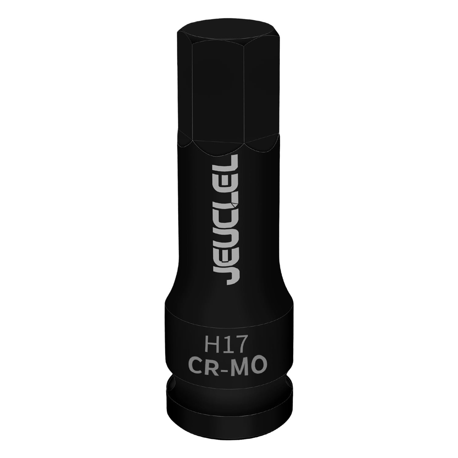 JEUCLEL 17mm Hex Impact Bit Socket, H17 1/2-Inch Drive Allen 17MM