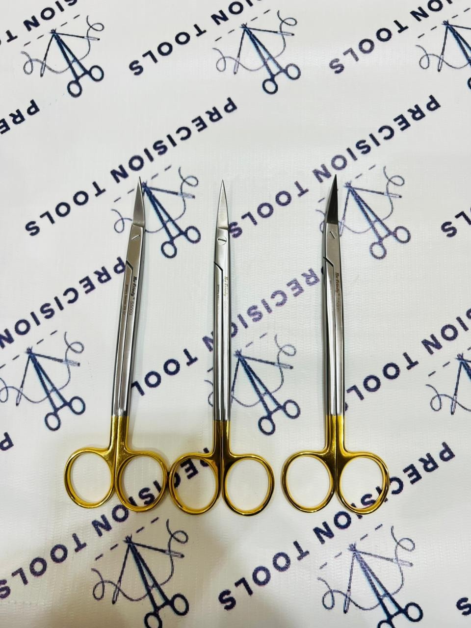 Hu-Friedy S5009 Dean Perma Sharp Dental Medical Scissors 6.25″ Lot Of 3 PCS