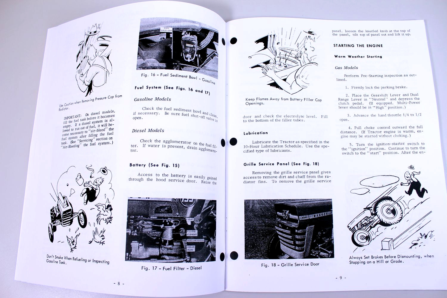 Massey Ferguson Mf 135 Tractor Service Owners Operators Manual Book Repair Mf135