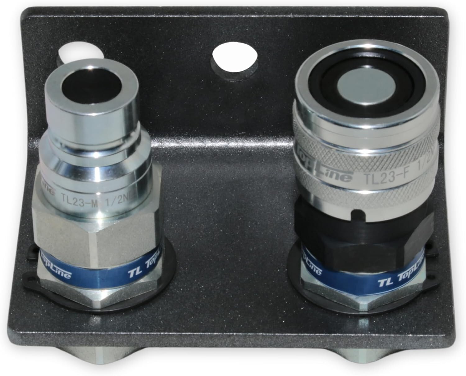 1/2″ NPT Thread Flat Face Hydraulic Quick Couplers with Mounting Bracket TL23B-2