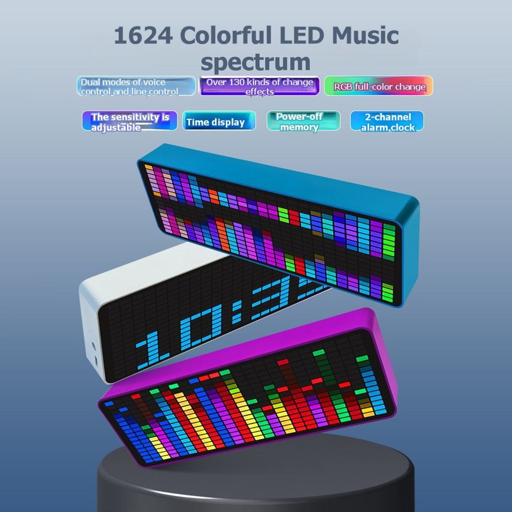 Dazzle Color RGB Music Spectrum Display, LED Pickup, Ambient Light, Electric2148