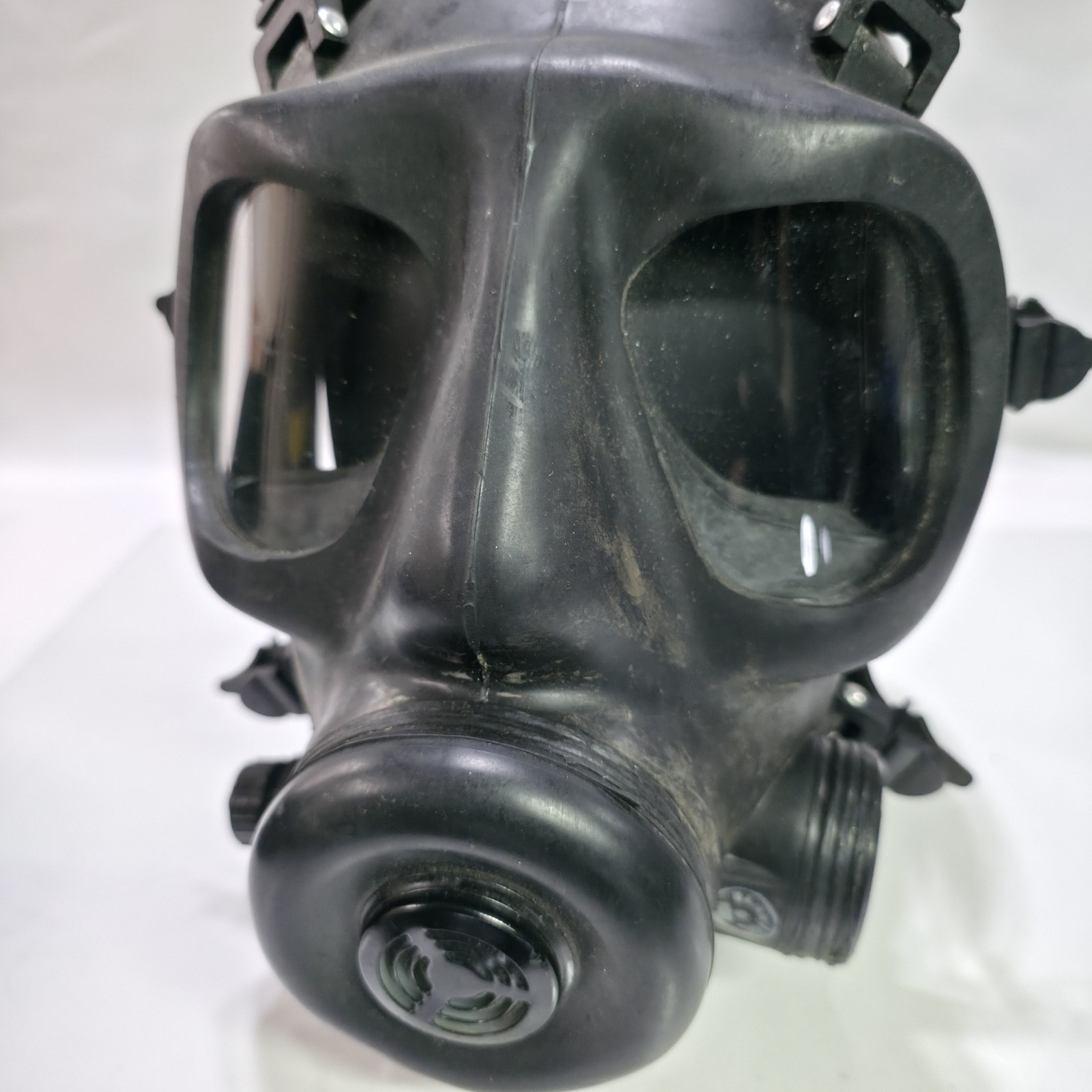 Turkish Military SR10-ST Gas Mask-Respirator MKEK 2003 +Straw w/Filter+Carry Bag