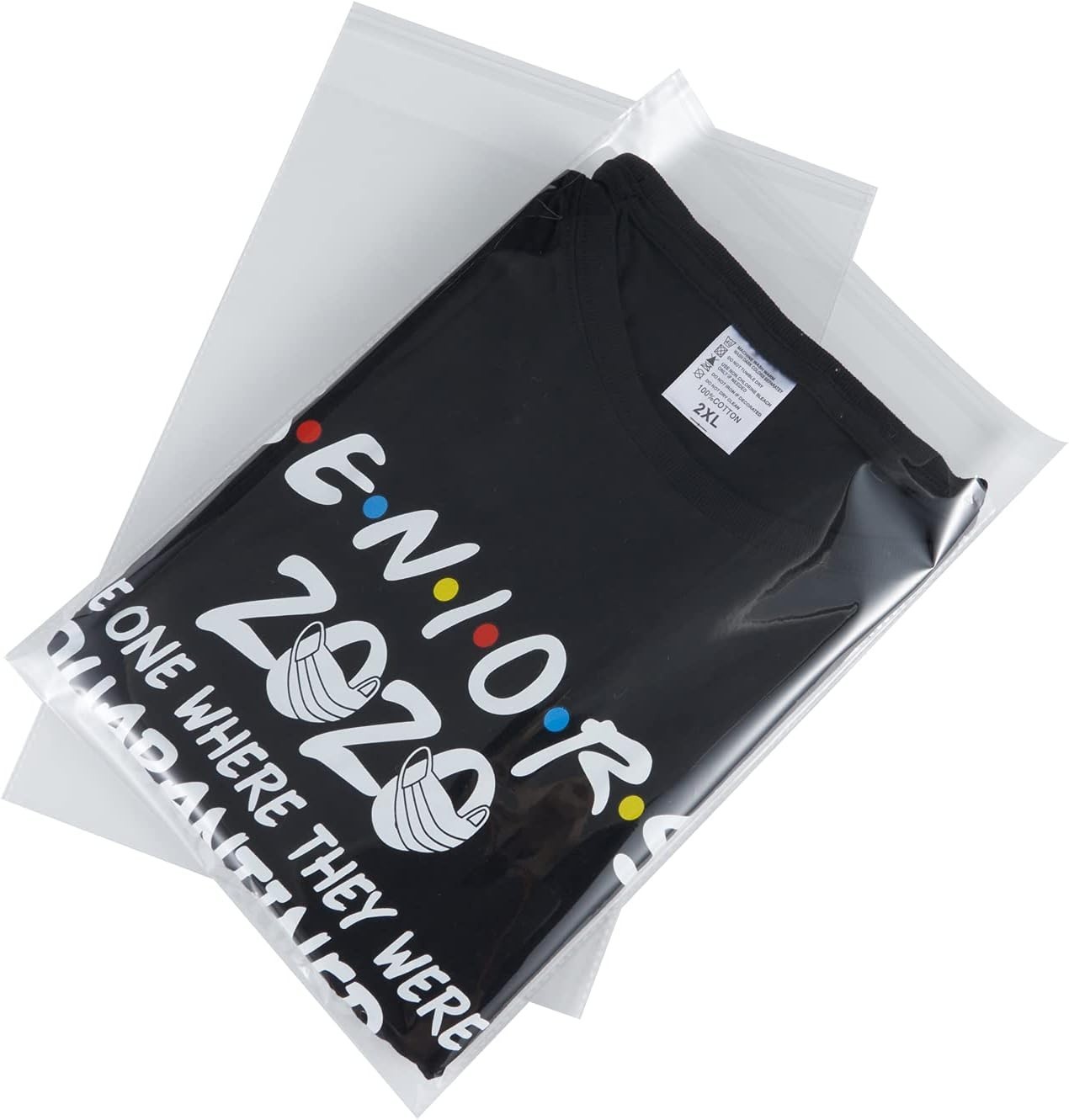 9×12 Inch Clear Polypropylene Bags (50 Count) – Self-Sealing Packaging