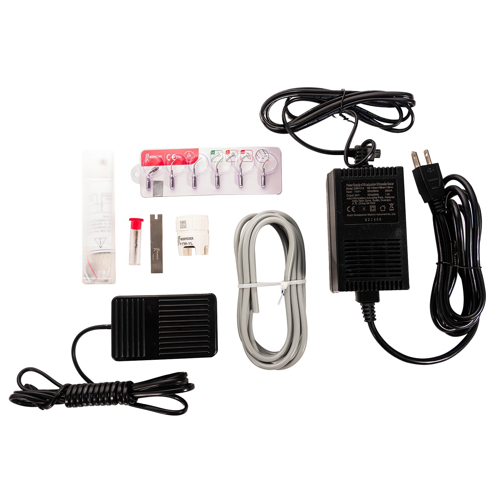 Original Woodpecker Dental UDS-P Ultrasonic Piezo Scaler Cavitron W/6 Tips EMS