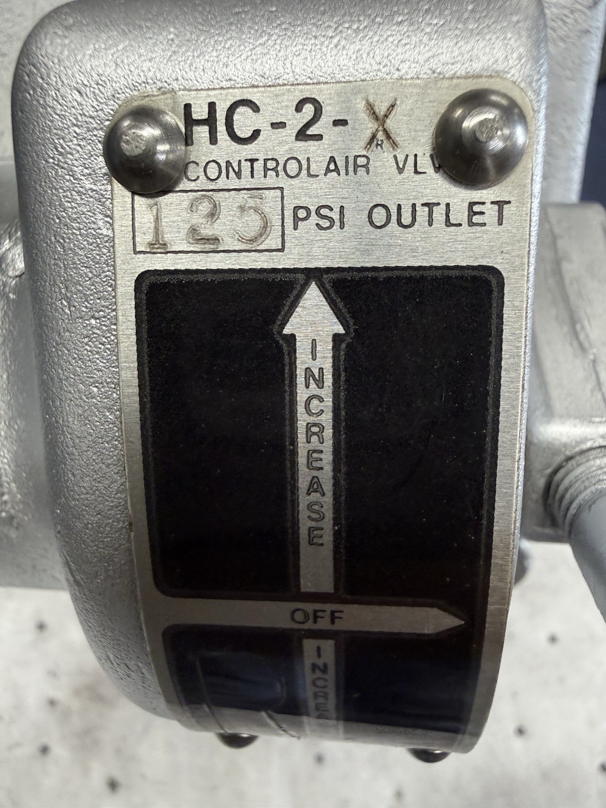Rexroth HC-2-X Manual Air Control Valve 125 psi 1/4 in NPT Ports