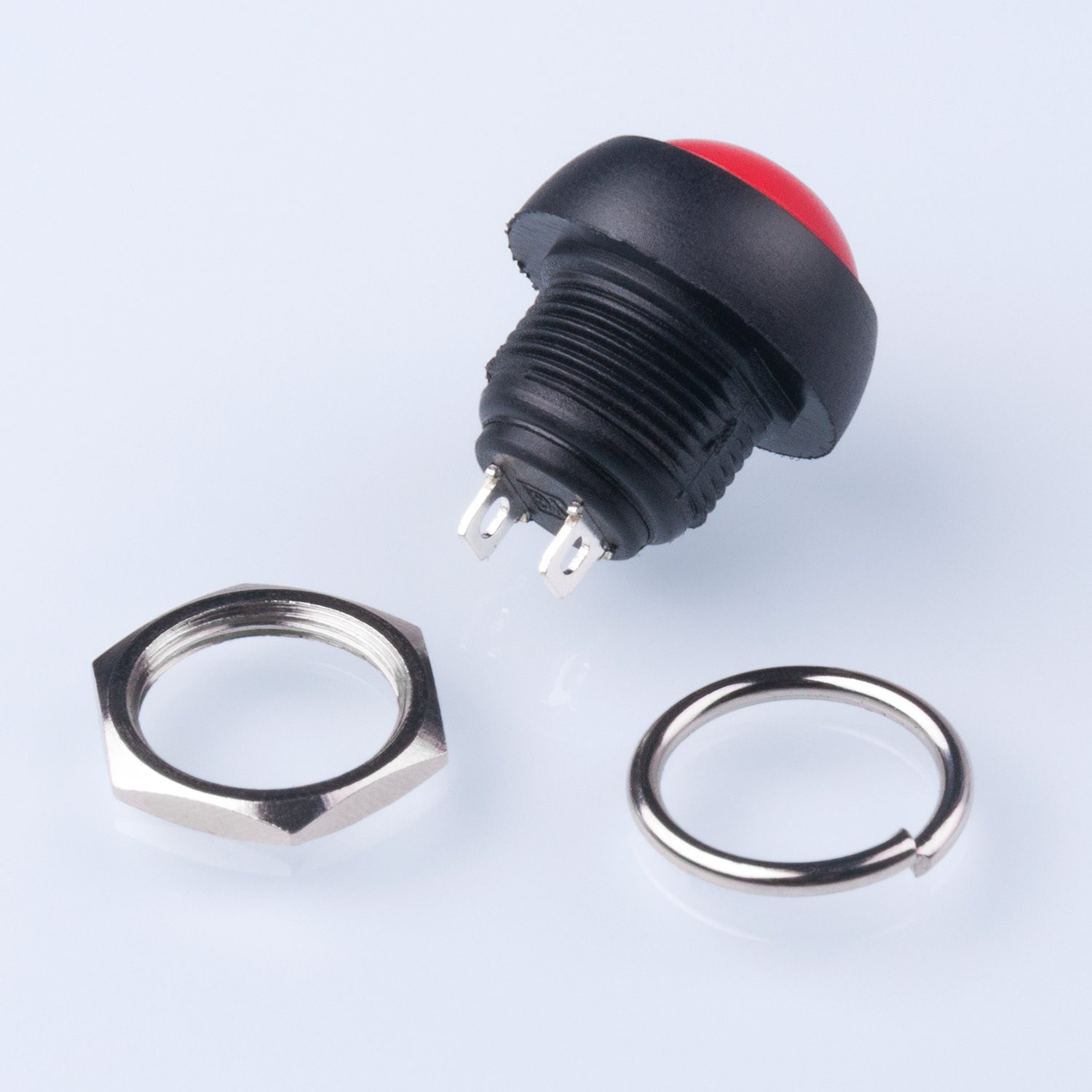 12MM Waterproof Momentary Push Button Switch 15PCS ON- off Switch (5 Colors)