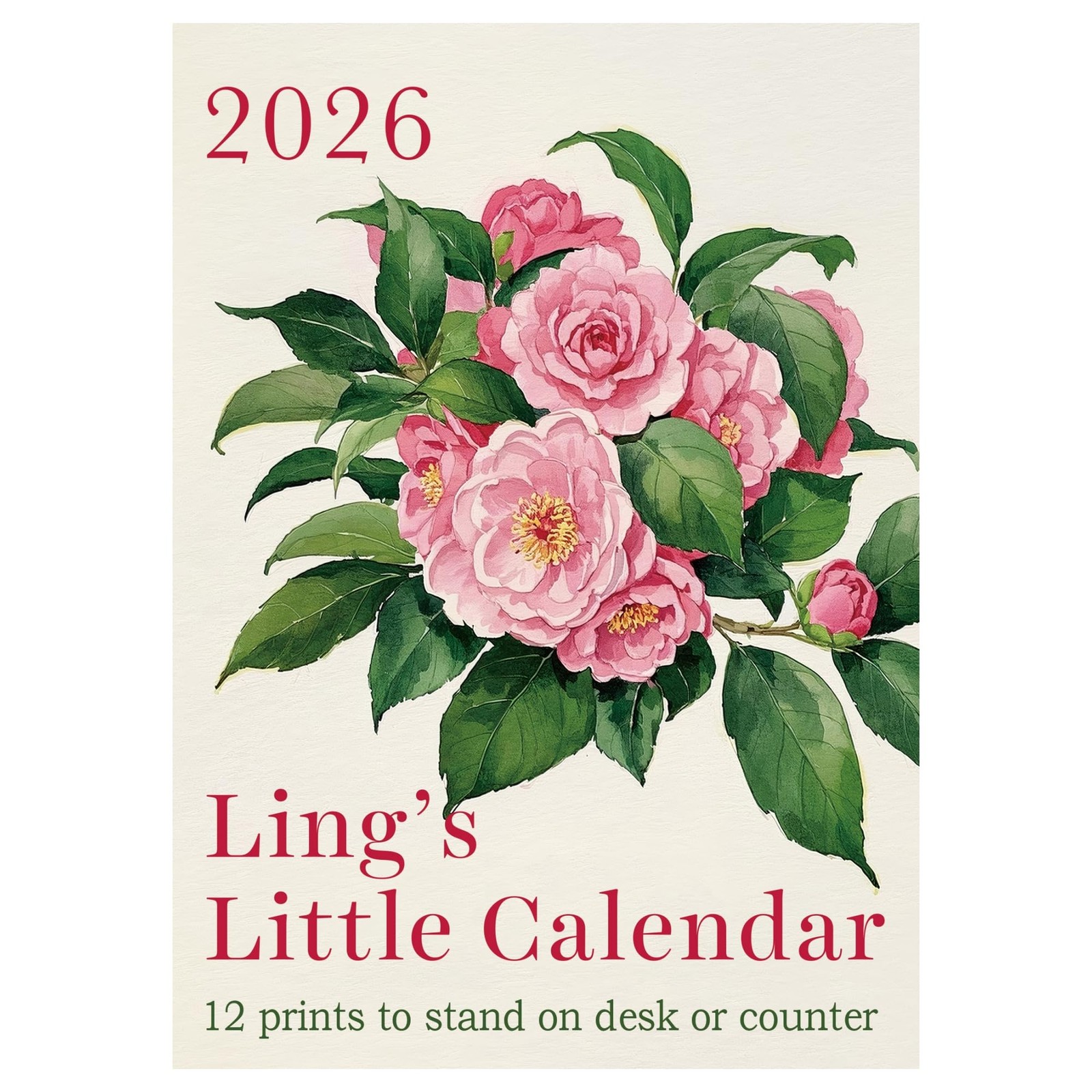 Ling Chang Little Calendar Refill 2026 Desk 5X7″