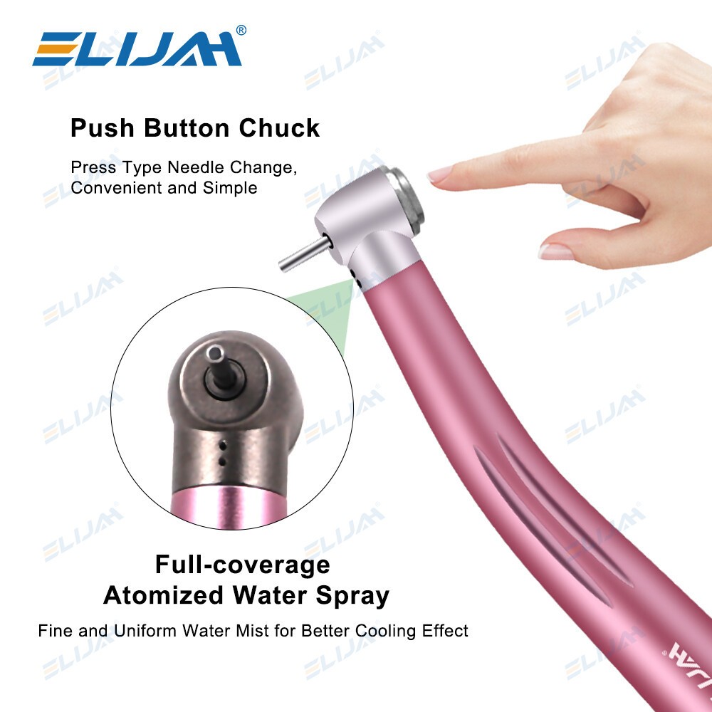 Dental High Speed/Slow Low Speed Handpiece Contra Angle Air Motor Kits 2/4 Holes