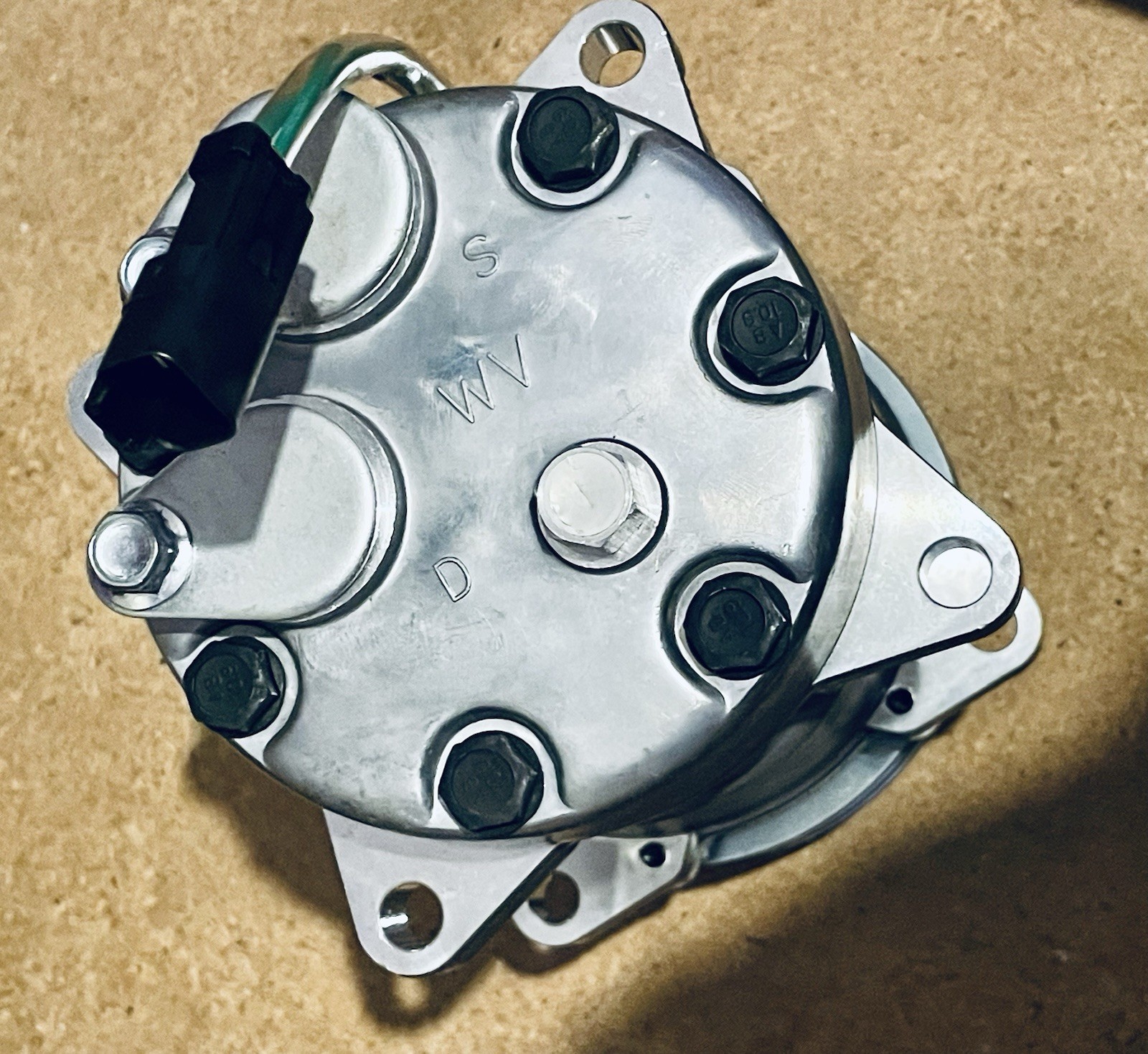Genuine Sanden SD7H15 Compressor, 2 Groove Clutch – New Fits Massey Ferguson