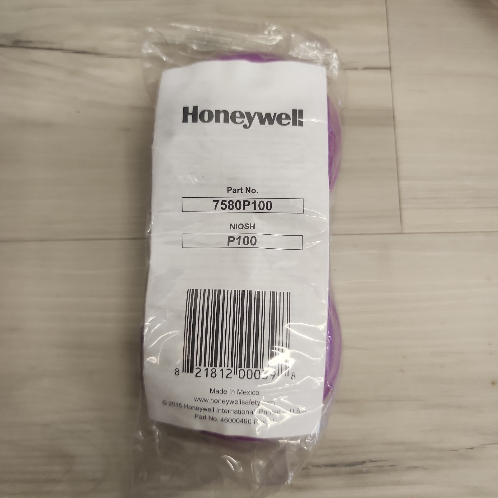 22 Pairs Honeywell P100 Respirator Filters 7580P100 Case/ 50 Packs New Sealed 👁