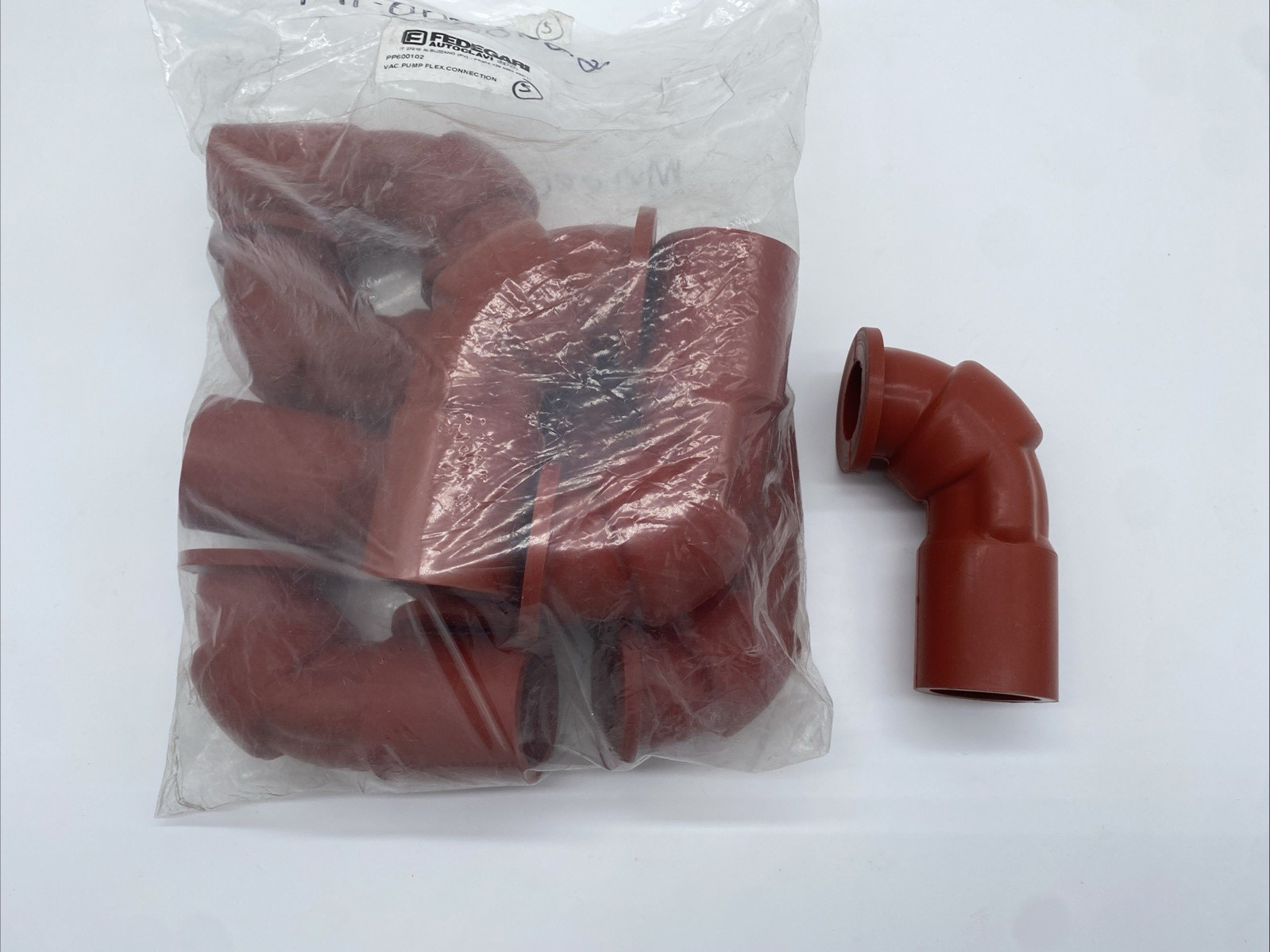 FEDEGARI PP600102 VACUUM PUMP FLEX CONNECTION SAFETY DEVICE TEFLON – LOT OF 9