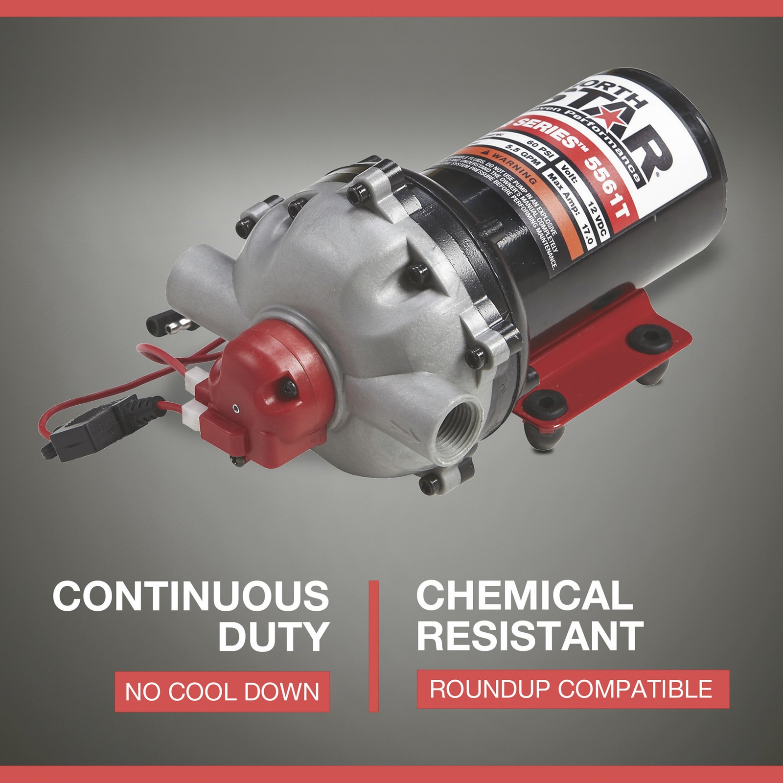 NorthStar NSQ Series 12V On-Demand Sprayer Diaphragm Pump with Quick-Connect