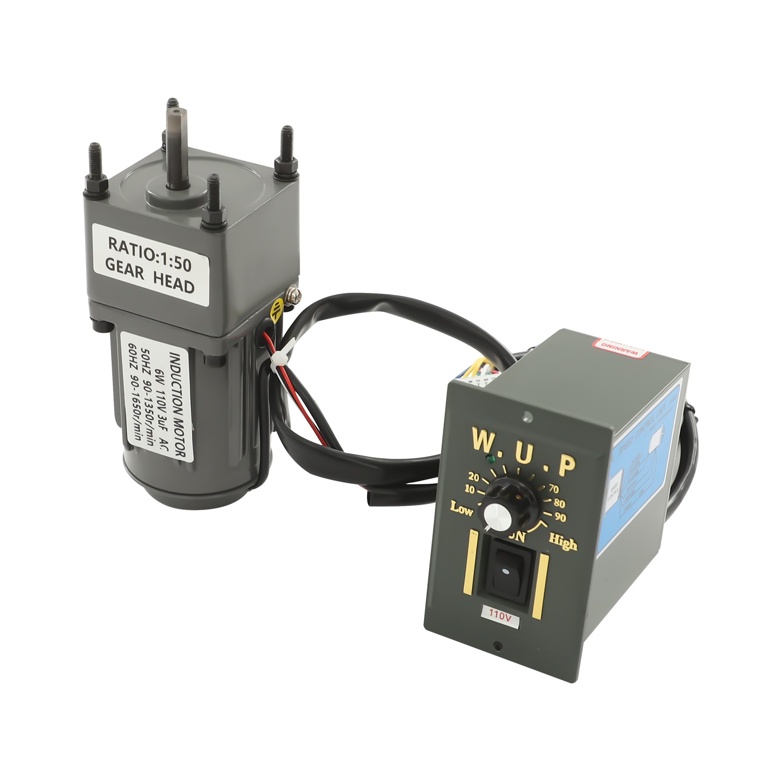 110V Reversible AC Gear Motor with Variable Speed Controller 27 RPM Fast Deliver