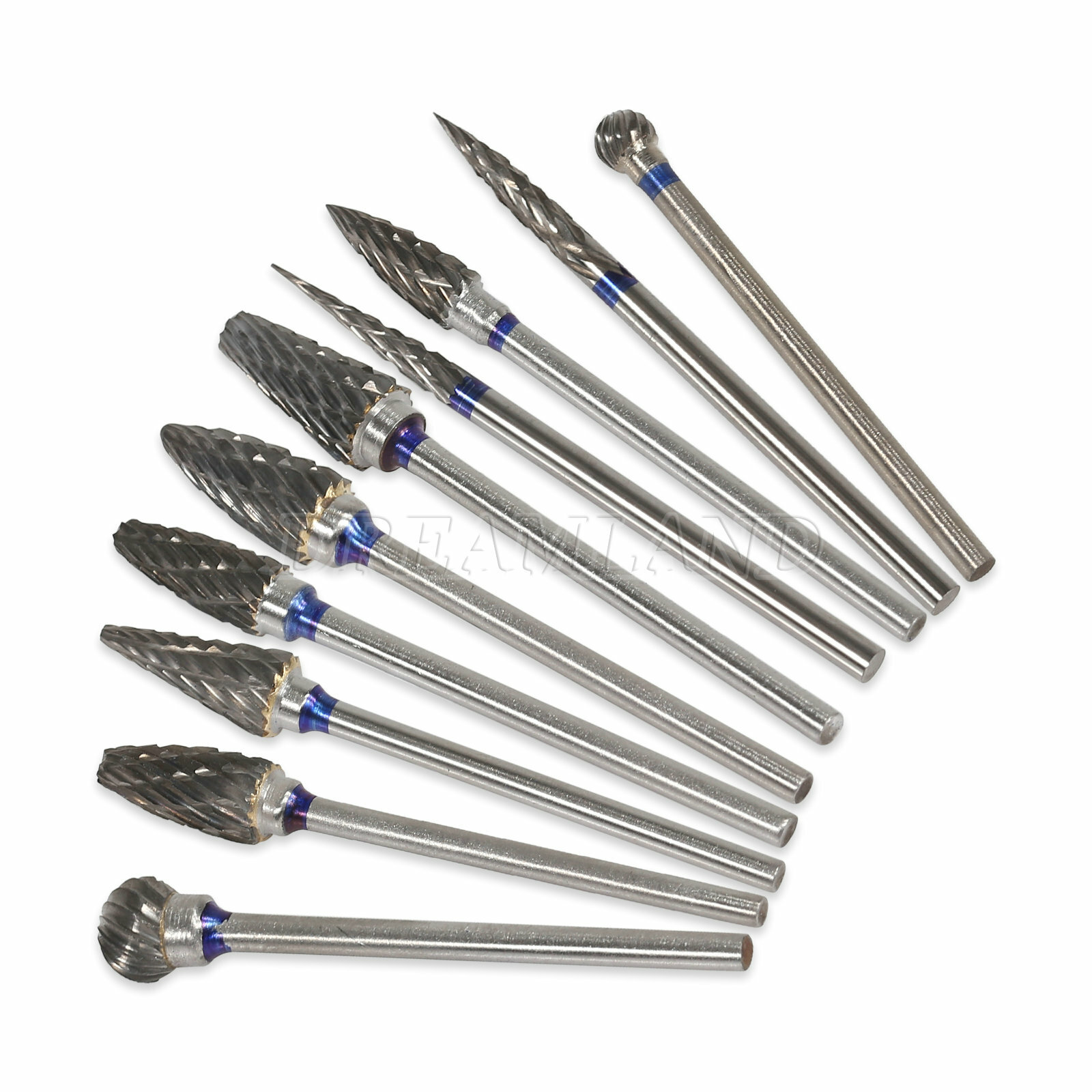 10x Denta lTungsten Carbide Dental Acrylic Bur Drill 2.35mm Fit Teeth Handpiece