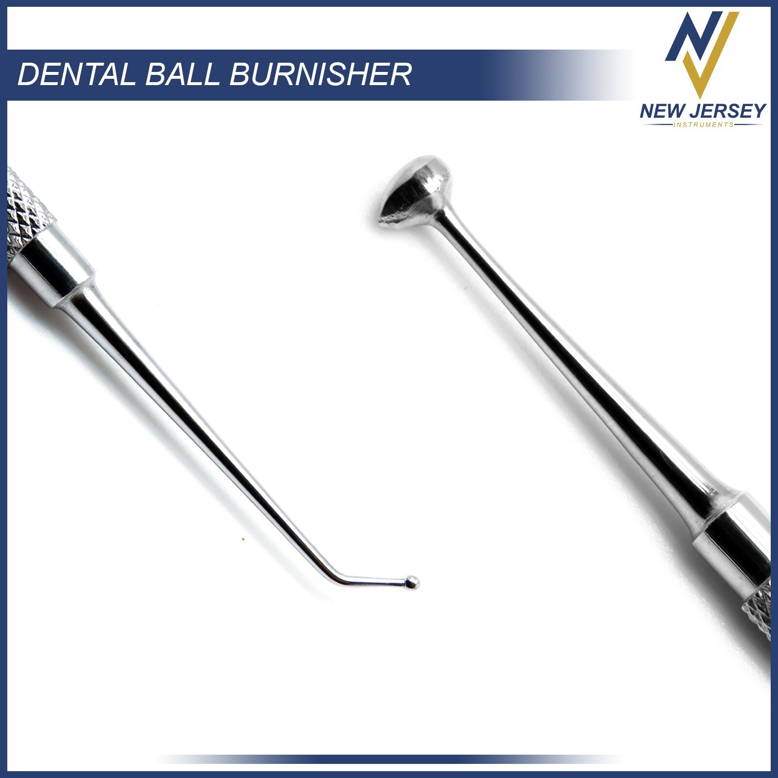 Dental Ball Burnisher 27/29 Ovoid Amalgam Composite Filling Instruments Lab