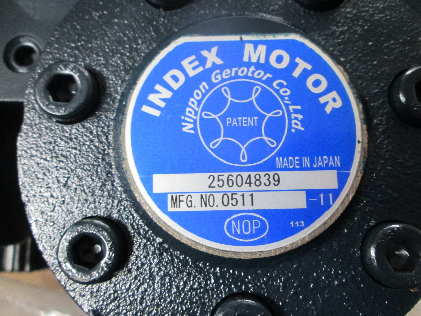 NIPPON GEROTOR 0511-11 INDEX MOTOR WITH DAIKIN VALVES **NEW**