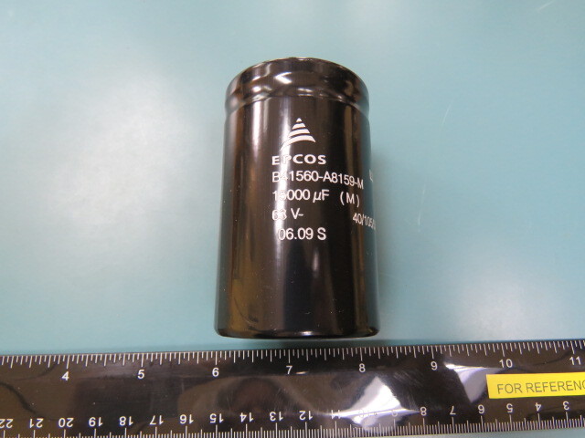 EPCOS B41560A8159M Qty of 1 per Lot AL-CAPACITOR 51.6X80.7 MM 7 MM RoHS COMPAT