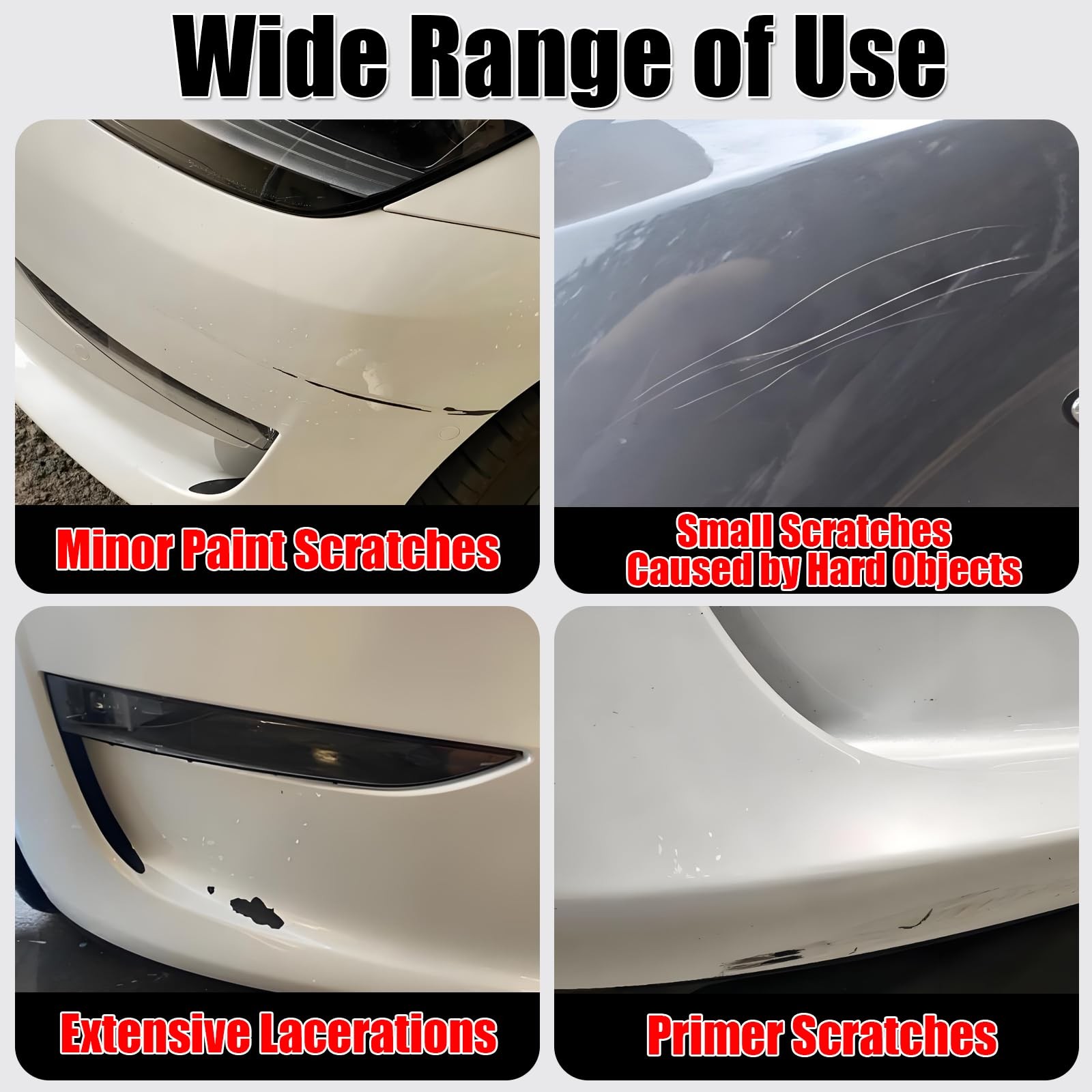 Touch Up Paint(Deep Blue Metallic(PPSB)) for Tesla Model Y/3/S/X, 2 in 1 DIY