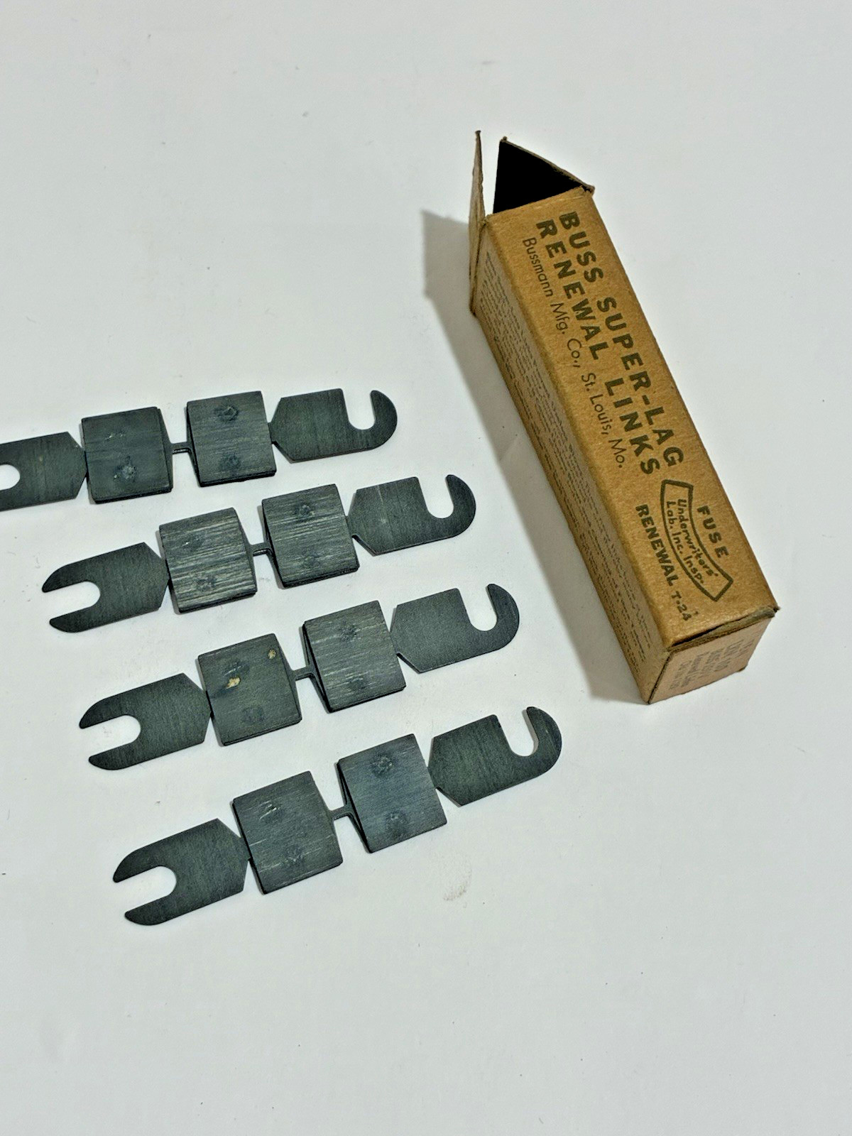 Bussman LKN-100 250V Fuse Super Lag Renewal Links SET Of 4 FREE SHIPPING!