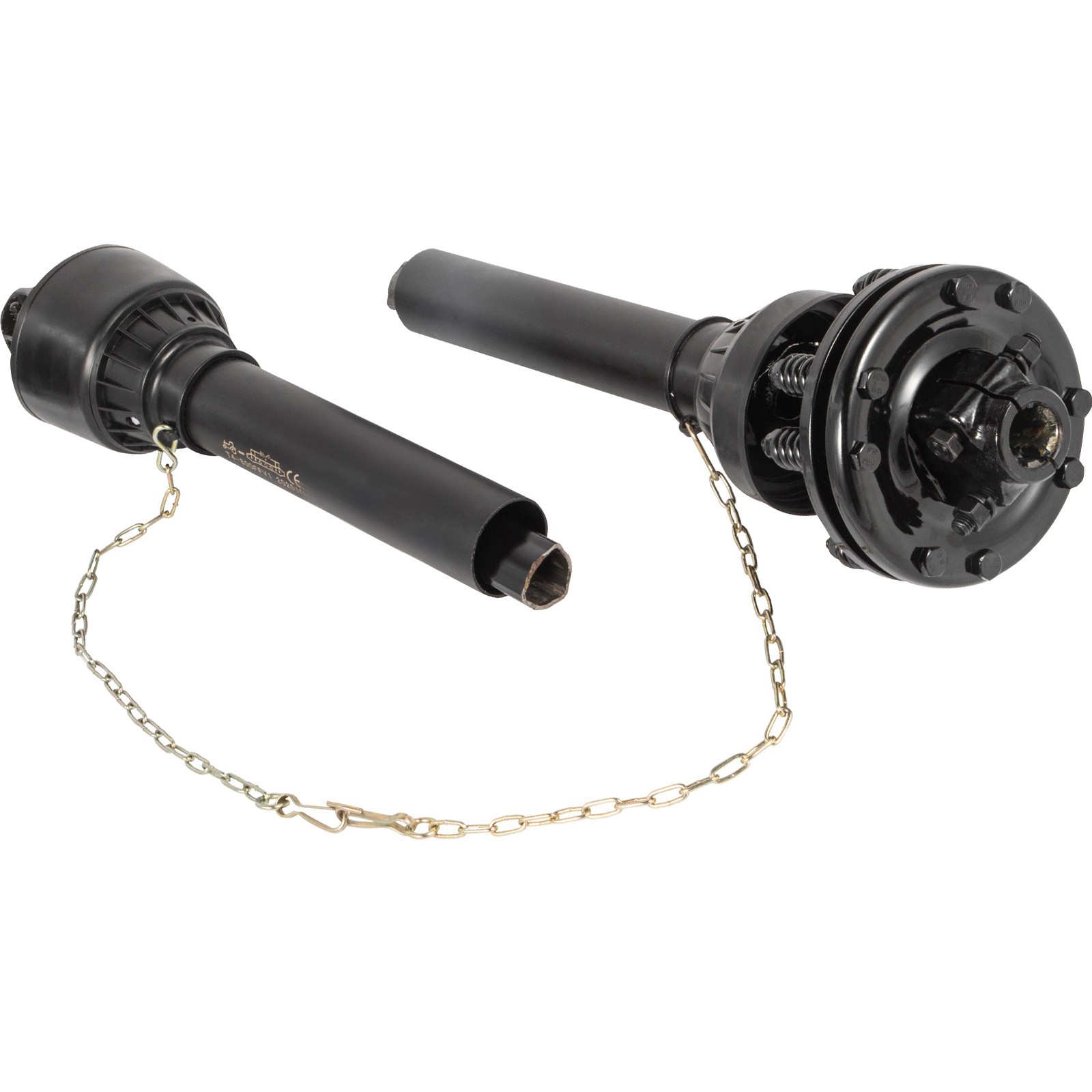 VEVOR PTO Shaft PTO Drive Shaft 1-3/8″ 6 Spline Endw/Slip Clutch T4 43″-59″