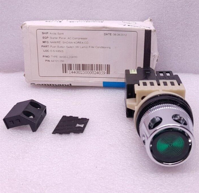 Fuji Electric AH30 L2G10H Pushbutton Switch AH30-L2 AH30-LH AHX521-H 100-110V 50