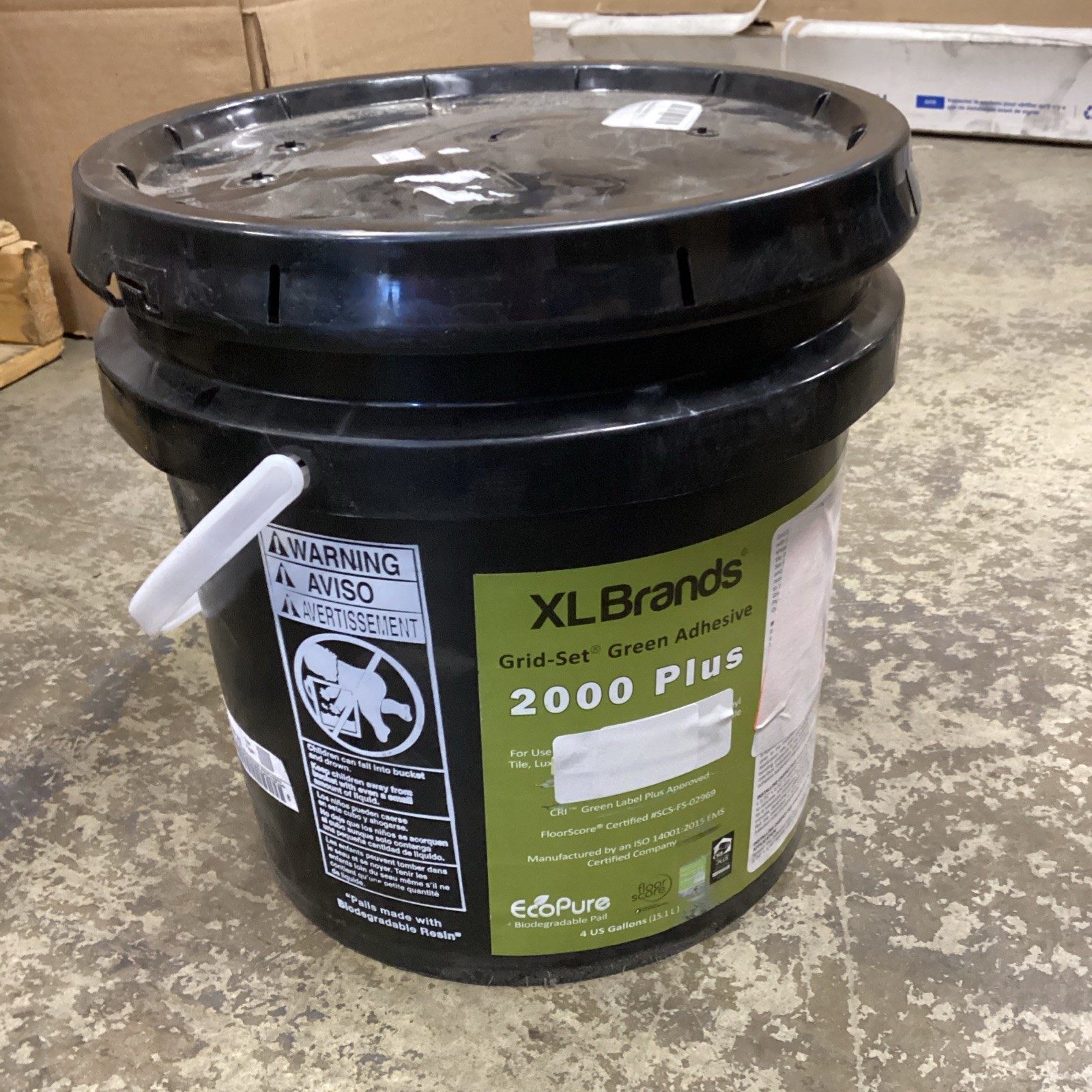 XL Brands Grid-Set Green Adhesive 2000 Plus 4 Gallon