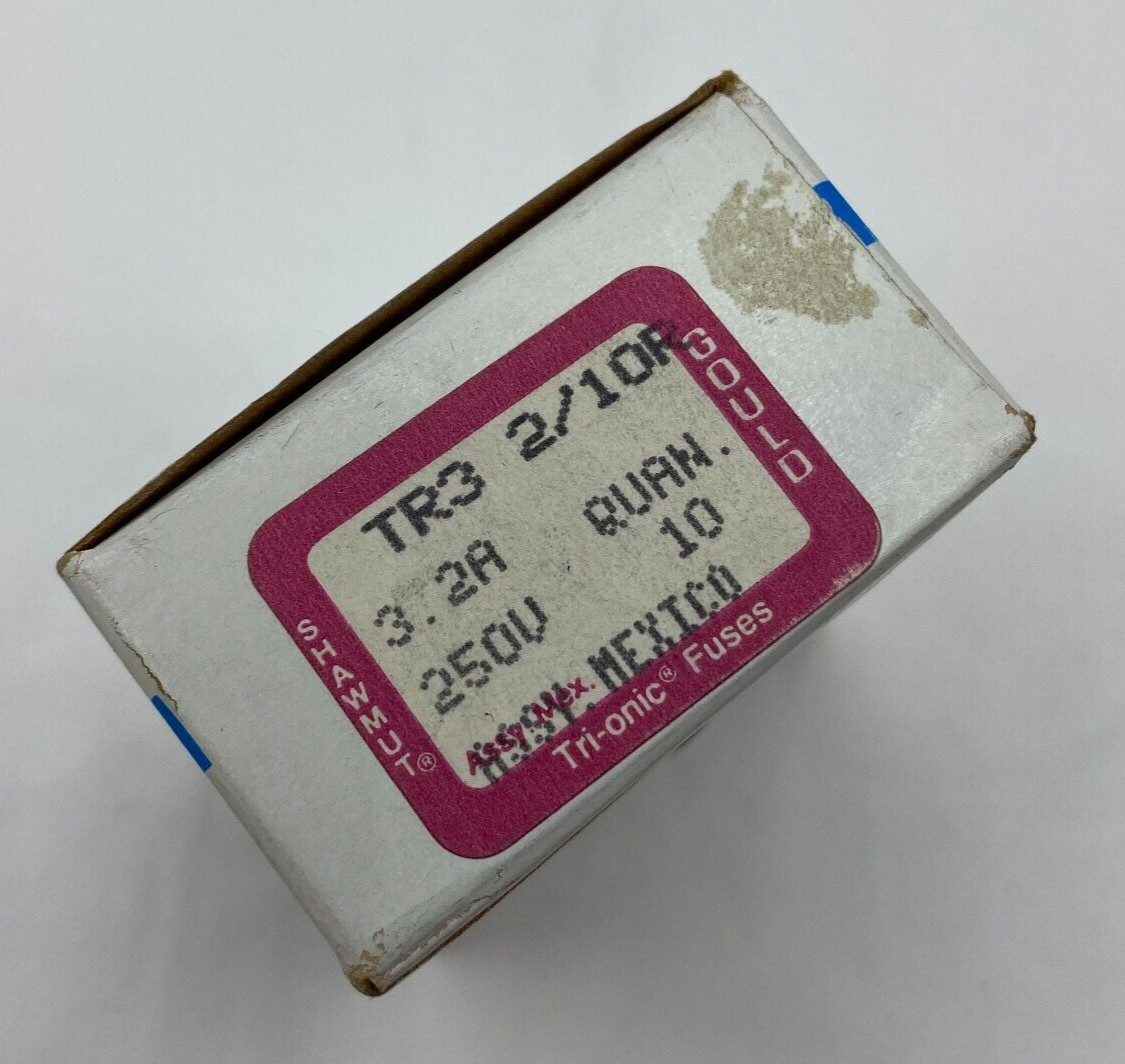 GOULD SHAWMUT TR3/10R 3/10AMP 250VOLT TRI-ONIC TIME DELAY FUSE PACK OF 10🔔