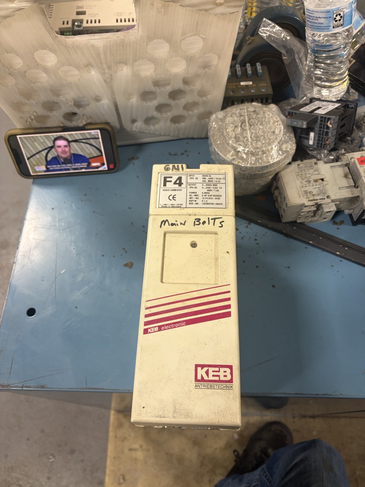 KEB 12.F4.S1D-3420 COMBIVERT DRIVE 12F4S1D3420 12.F4.S1D-3420 USED