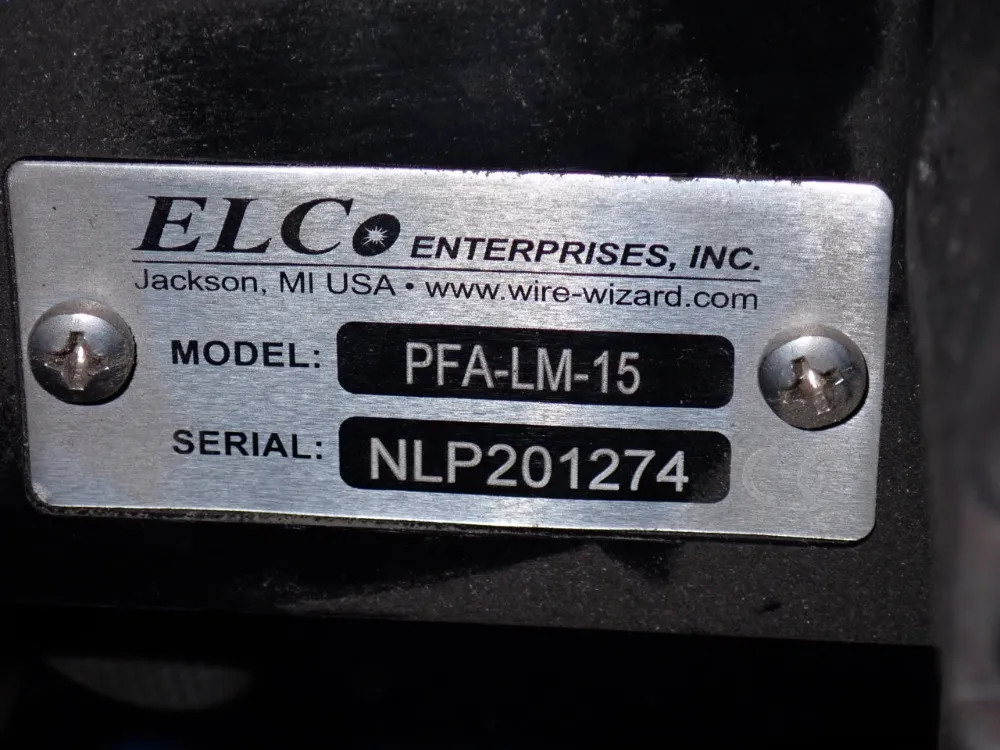 ELCO PFA-LM-15 PNEUMATIC WIRE FEEDER 12251280156