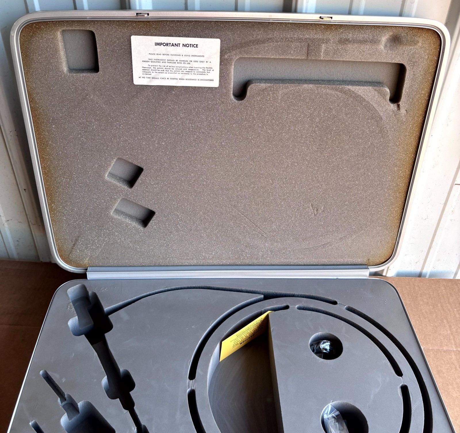 Olympus CYF OEM Hard Transport Storage Case Custom Foam Insert 2 Keys Medical